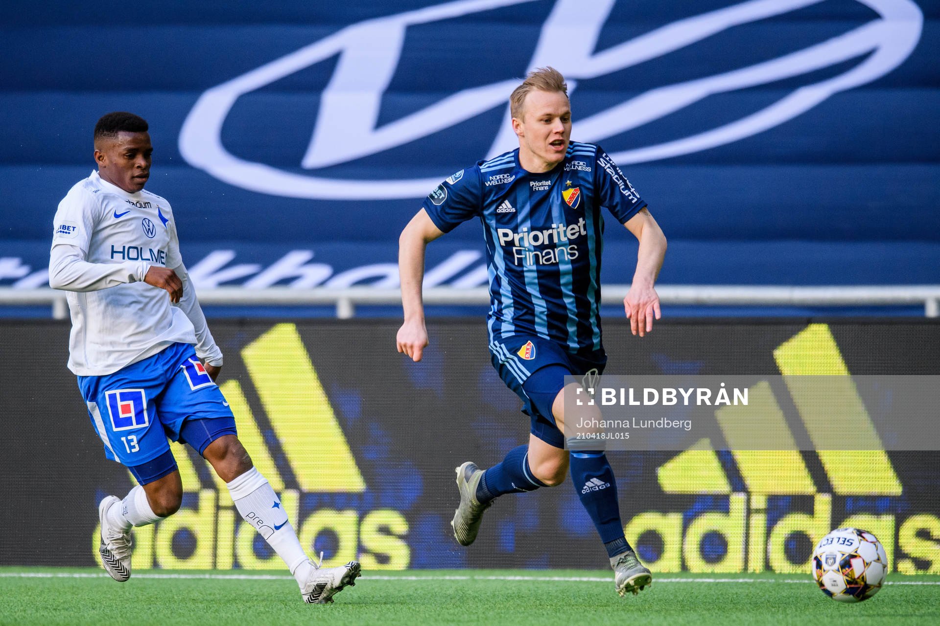 IFK Norrköpings Ishaq Abdulrazaq  och Djurgårdens Elliot