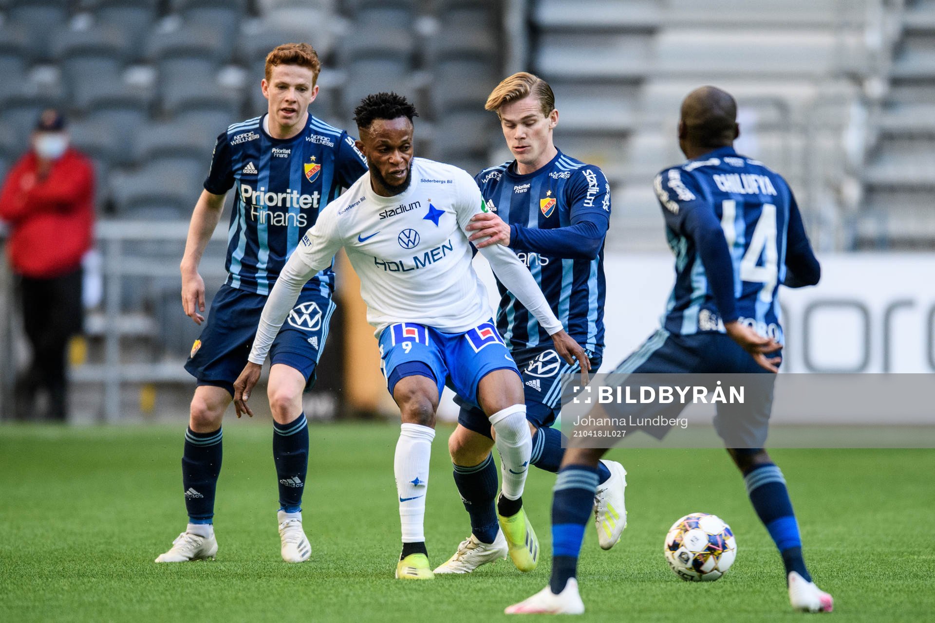IFK Norrköpings Samuel Adegbenro mot Djurgårdens Aslak