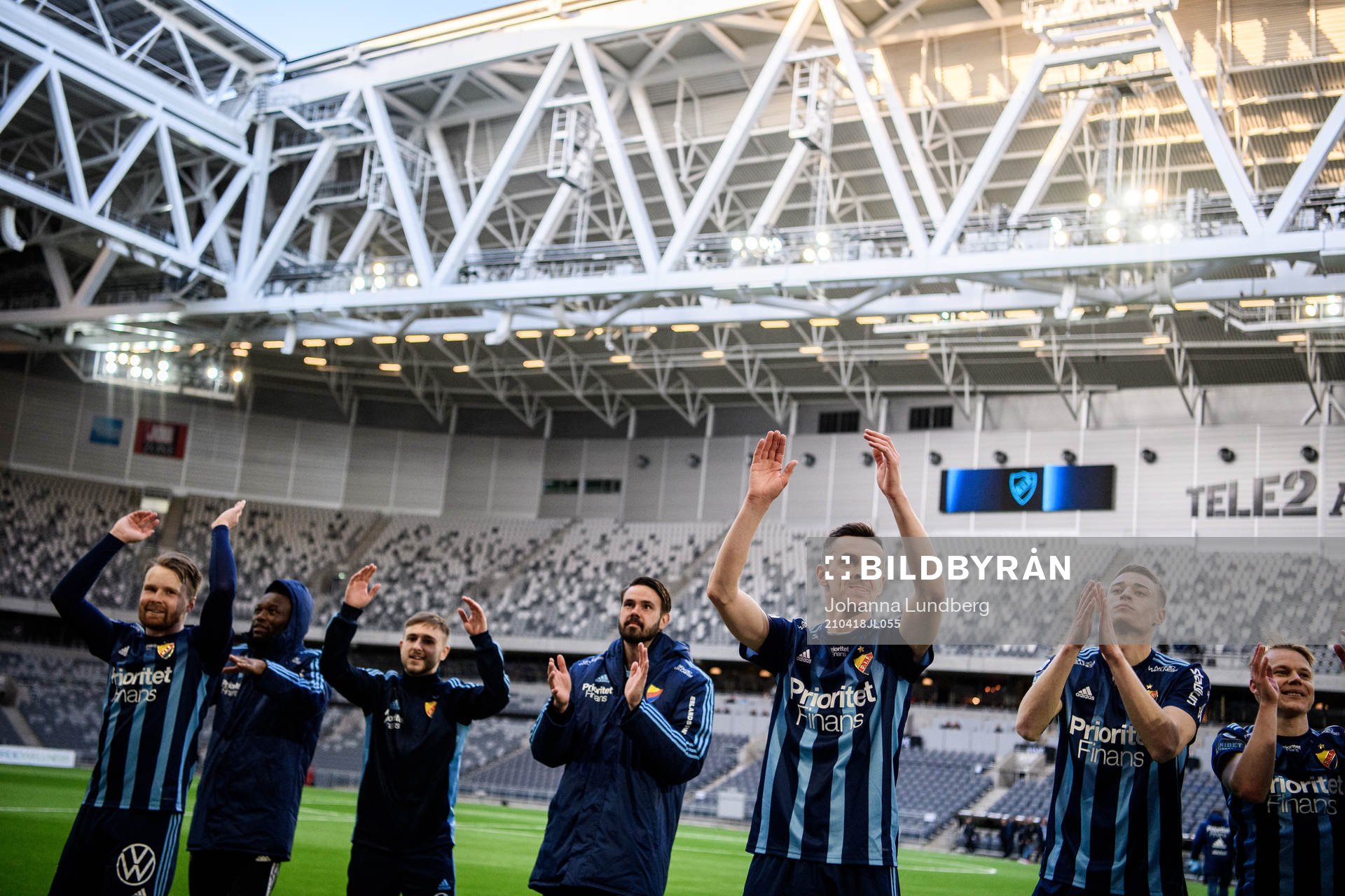Djurgårdens Haris Radetinac jublar