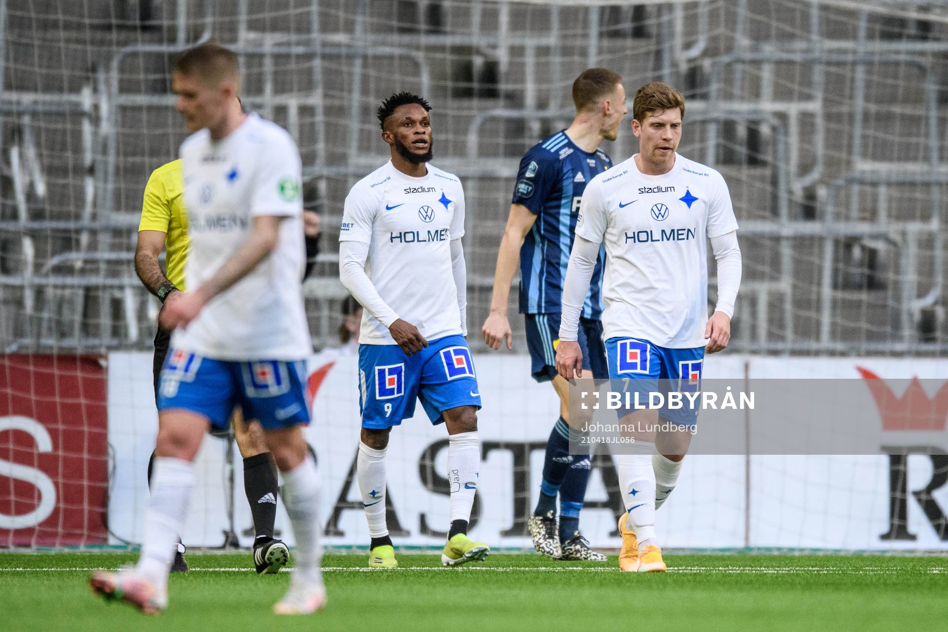 IFK Norrköpings Alexander Fransson och Samuel Adegbenro