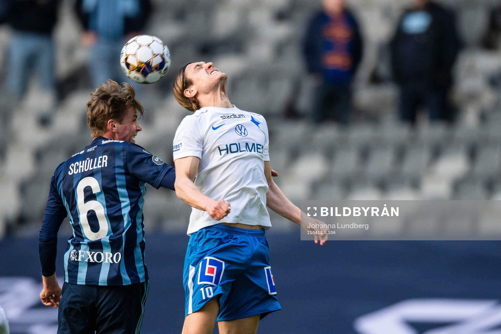 Djurgårdens Rasmus Schüller och IFK Norrköpings Jonathan