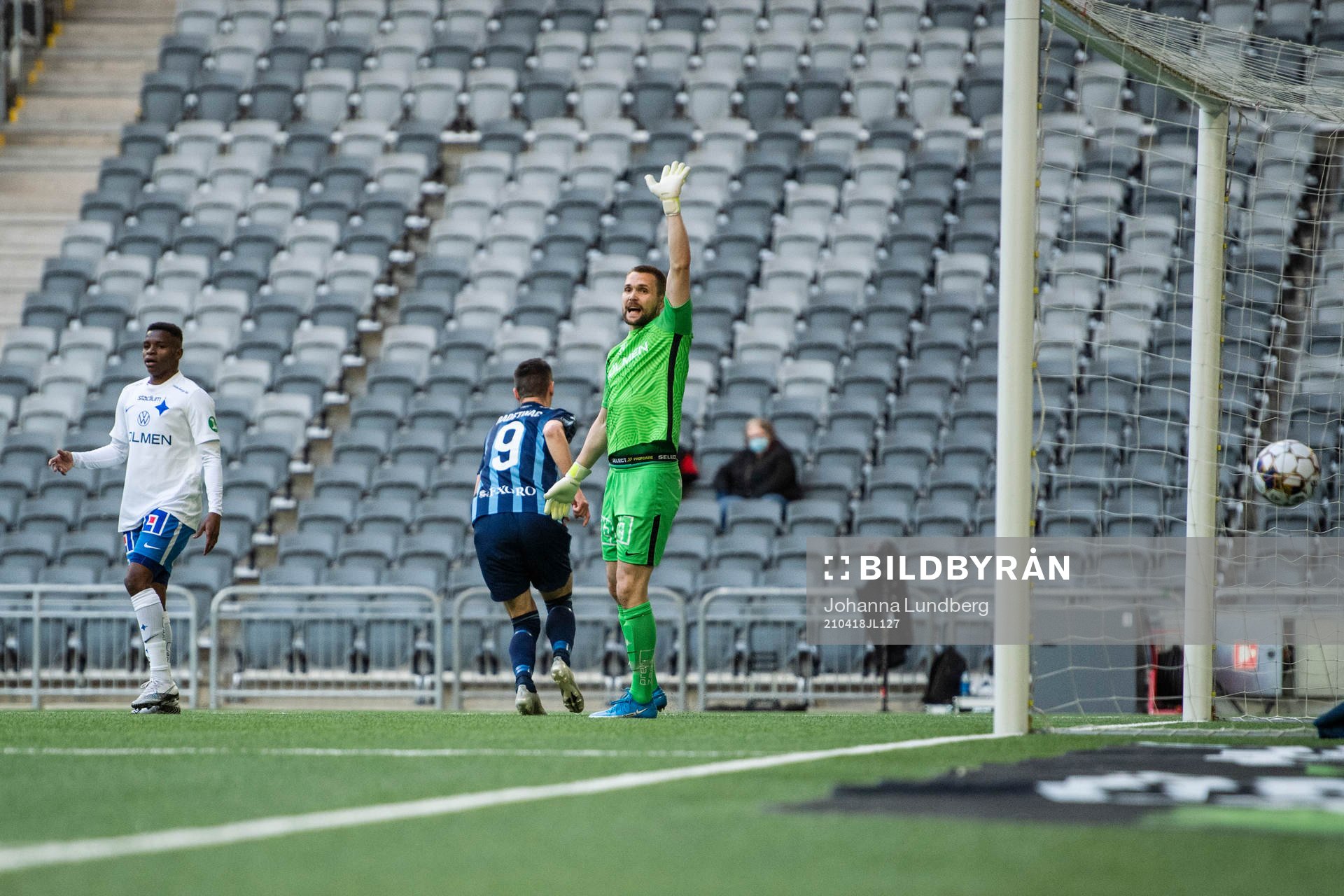 Djurgårdens Haris Radetinac jublar