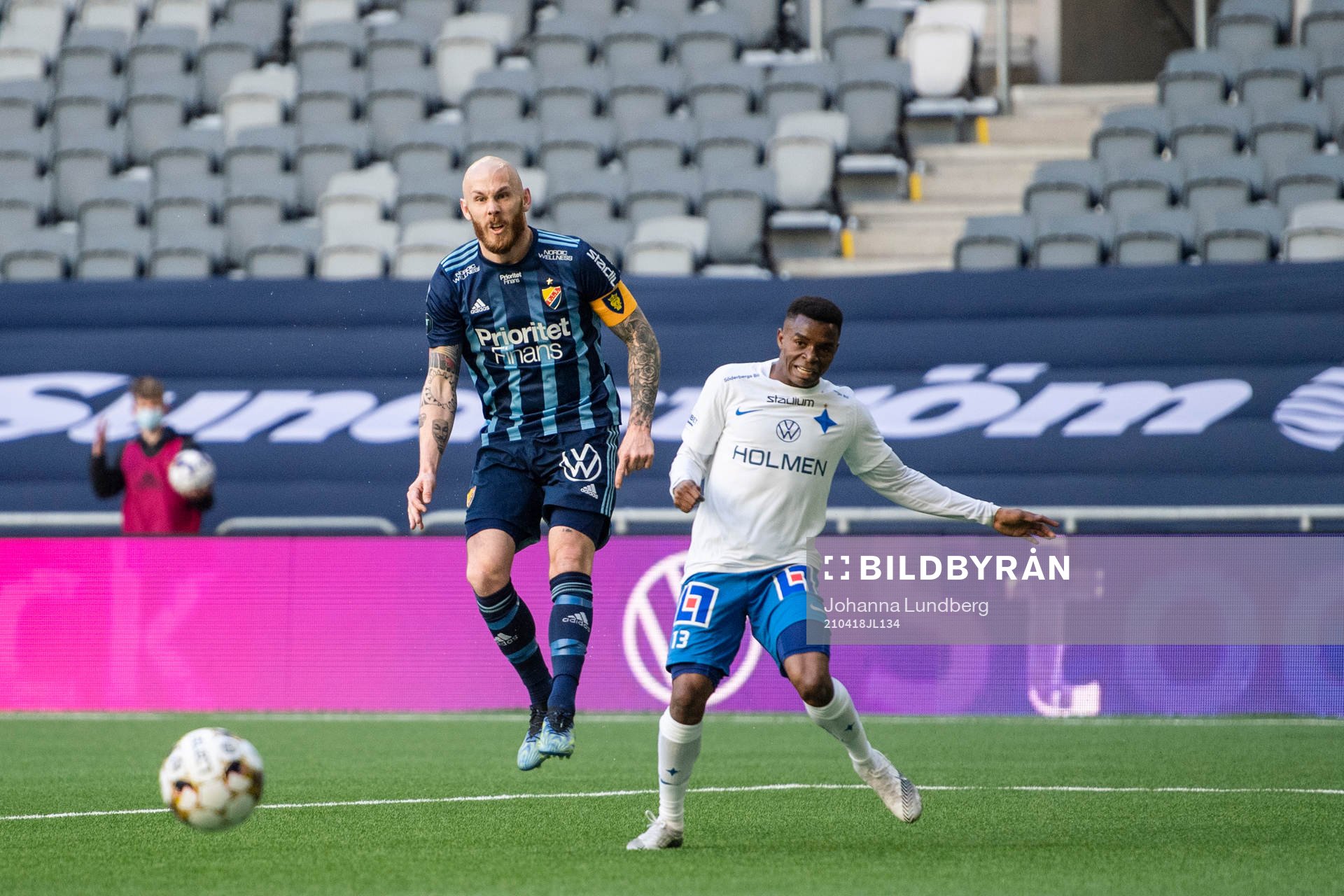 Djurgårdens Magnus Eriksson och IFK Norrköpings Ishaq