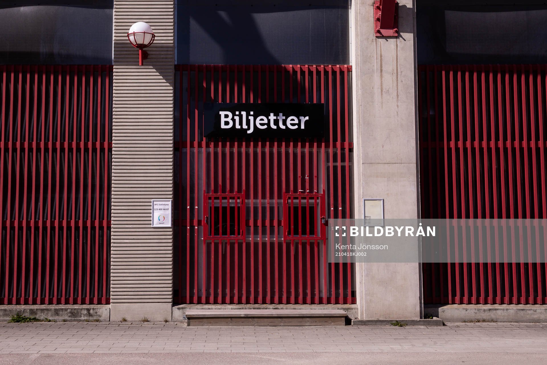 Biljettlucka på Tunavallen