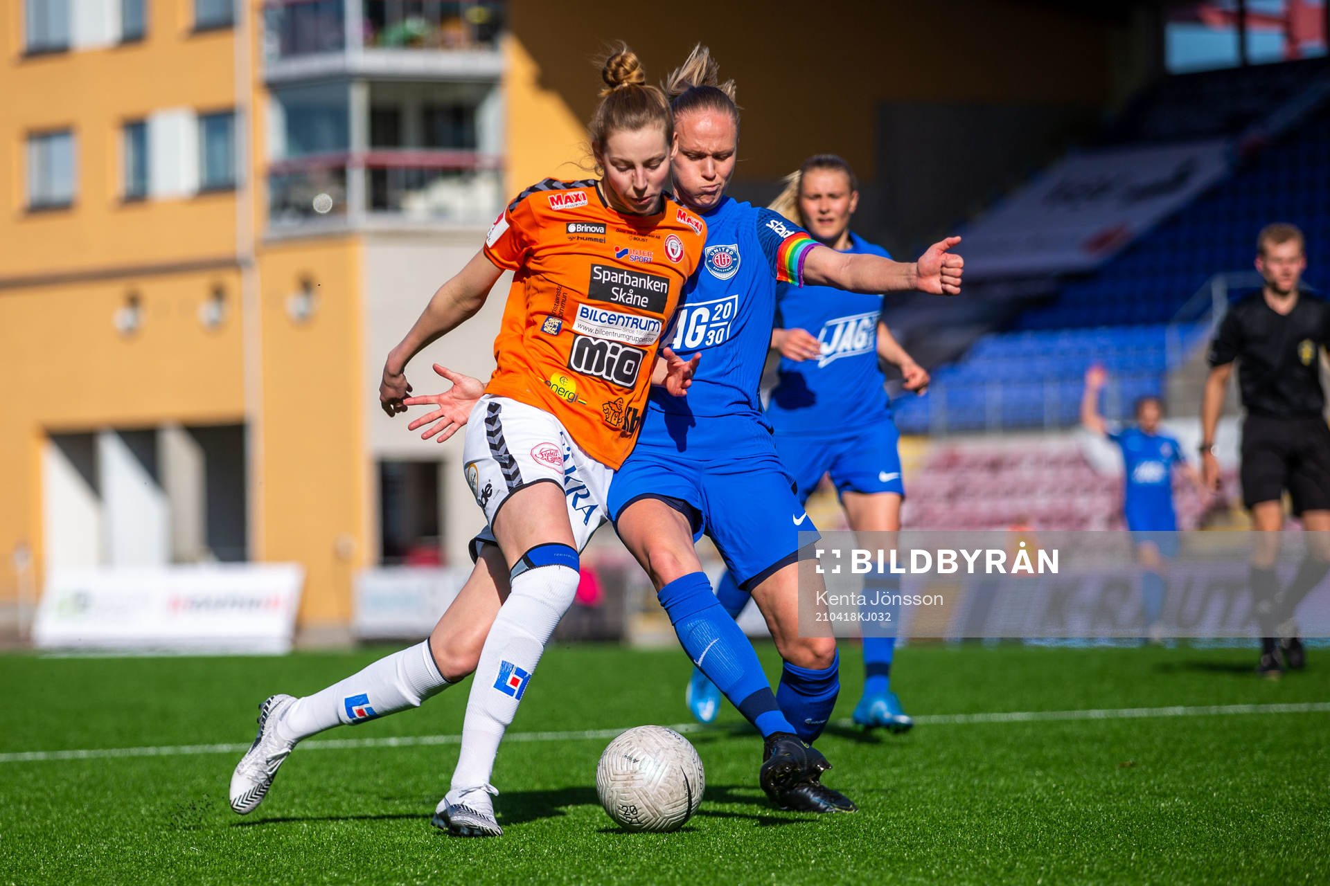 Kristianstads Amanda Edgren och Eskilstunas Matilda Plan