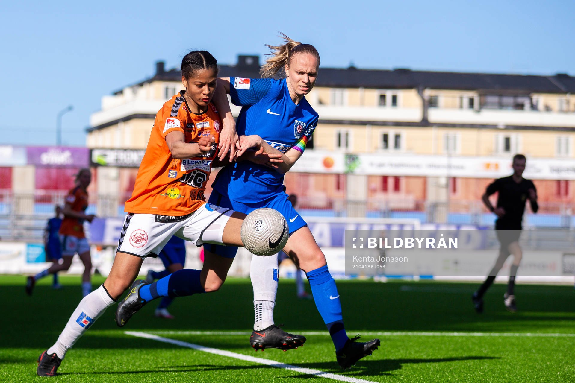 Kristianstads Sveindís Jane Jónsdóttir och Eskilstunas