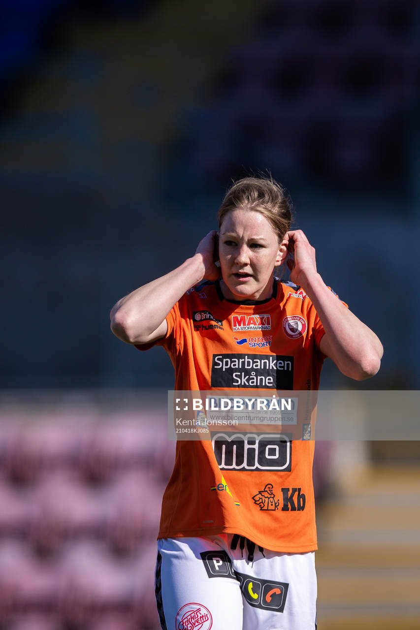 Kristianstads Mia Carlsson deppar