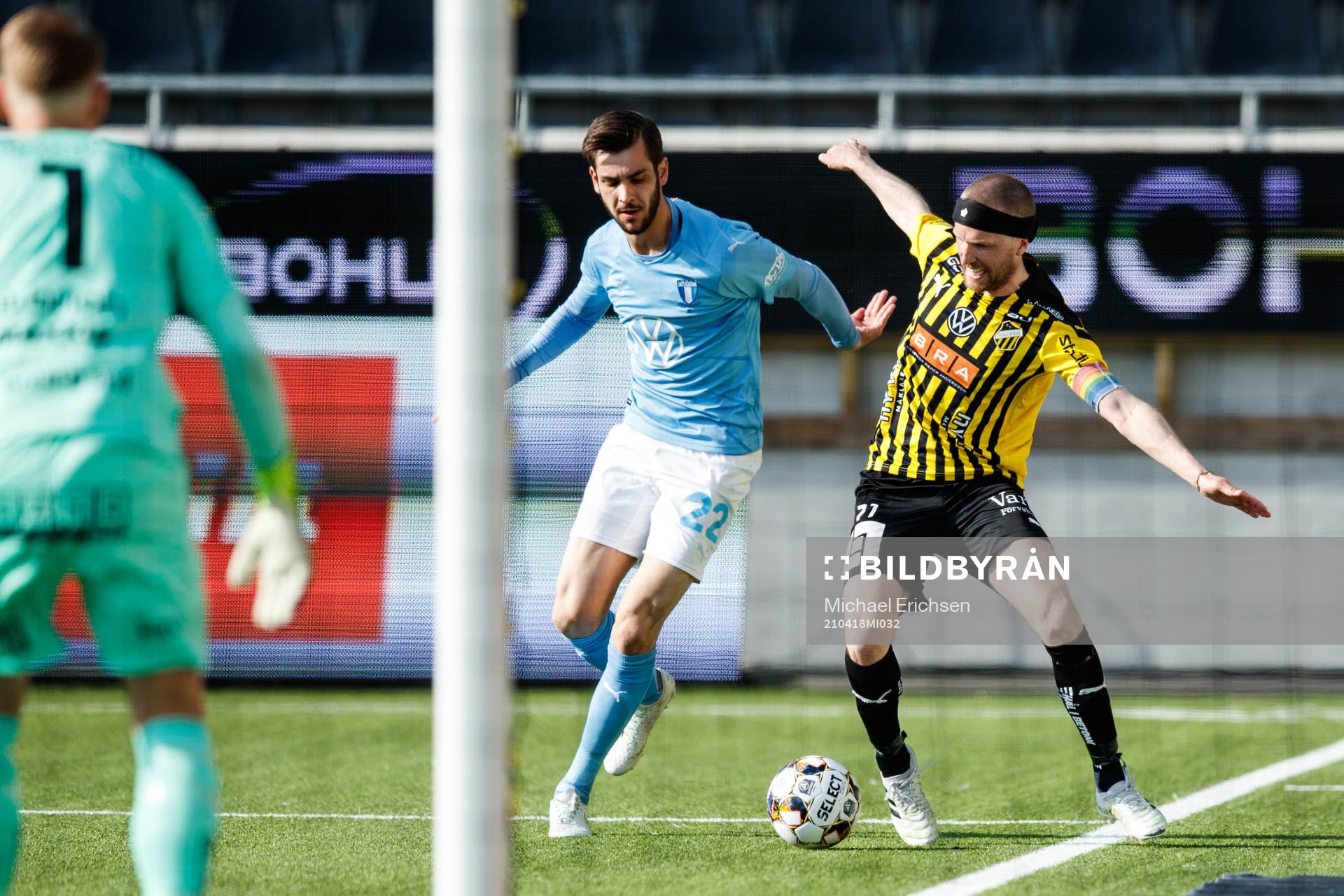 Malmö FFs Adi Nalic och Häckens Rasmus Lindgren