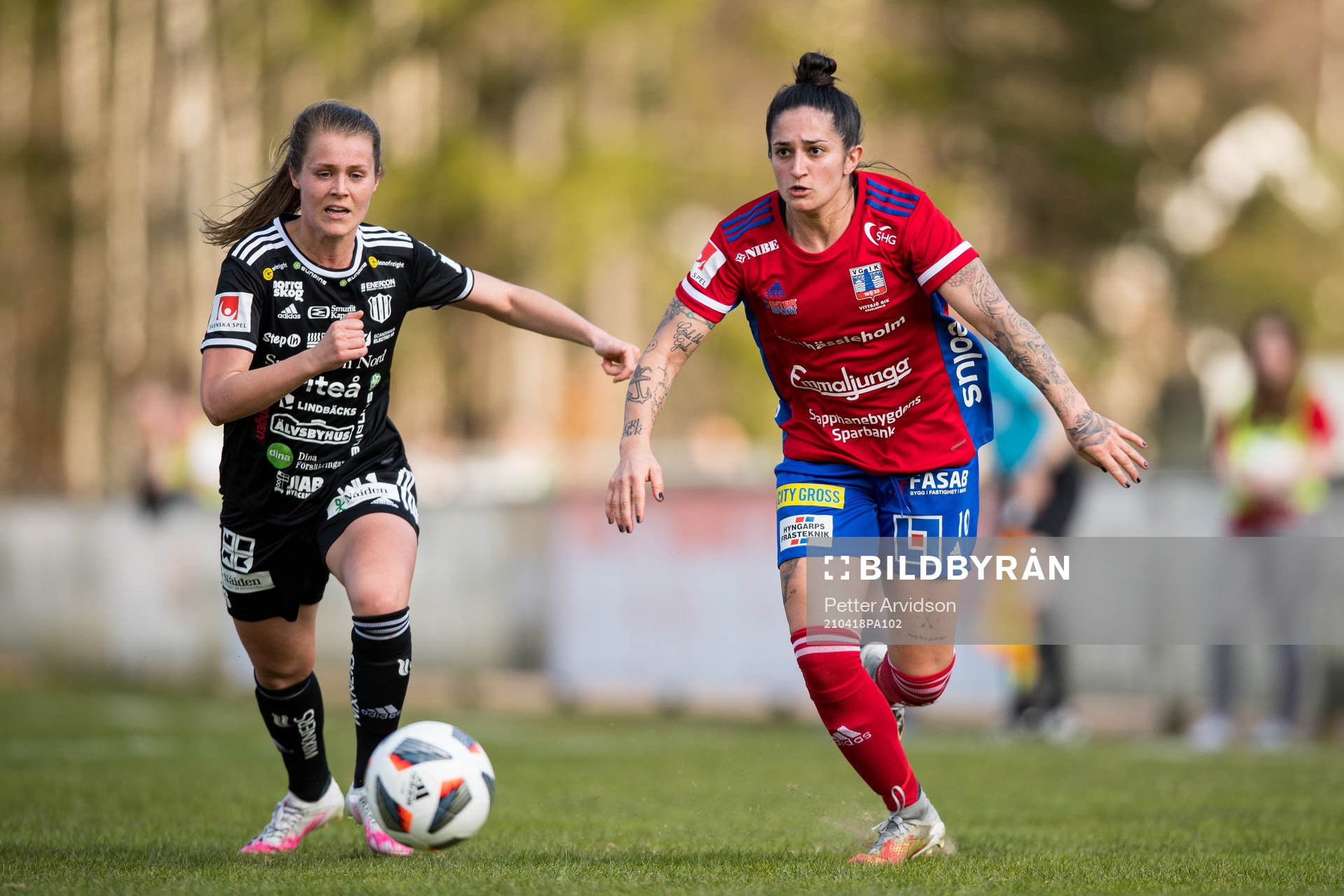 Piteås Maja Green och Vittsjös Fernanda Da Silva