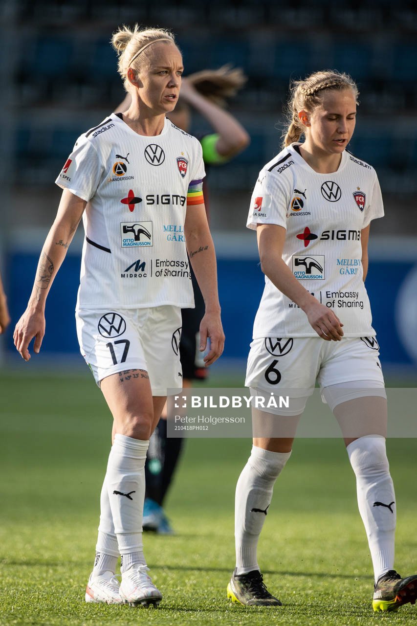 Rosengårds Caroline Seger och Ria Noora Minerva Öling