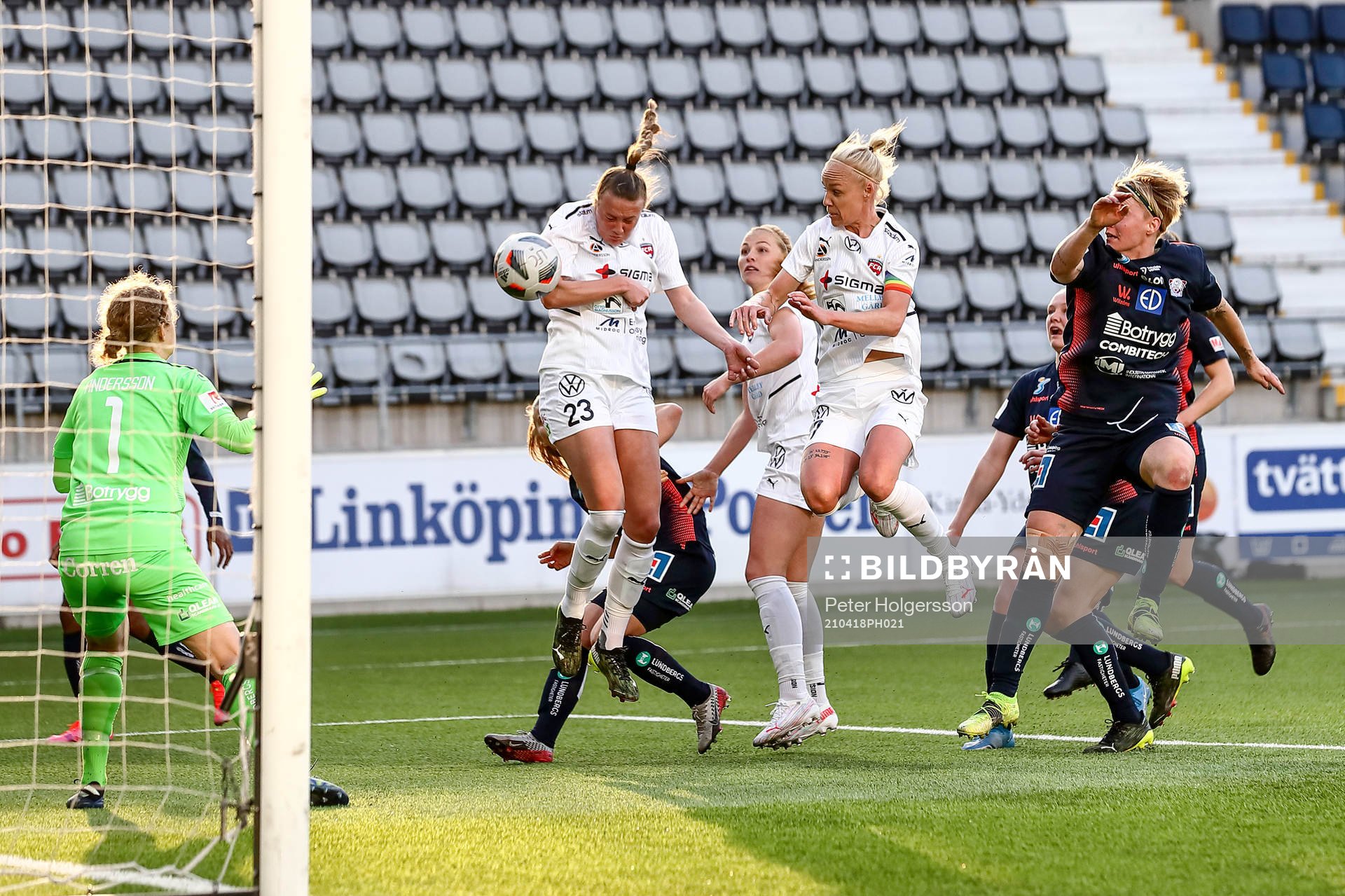 Mål 0-1 av Rosengårds Stefanie Sanders