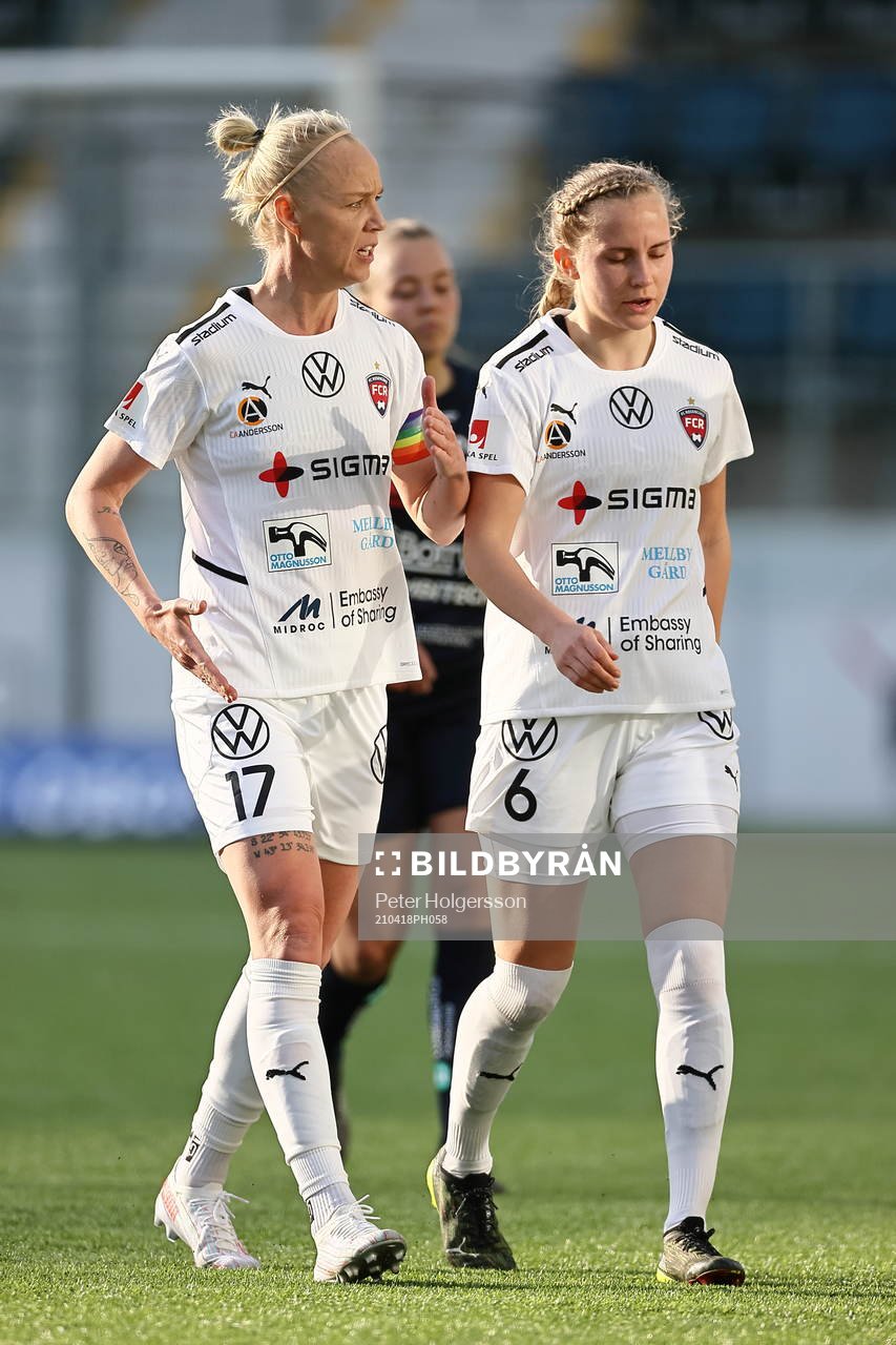 Rosengårds Caroline Seger och Ria Noora Minerva Öling