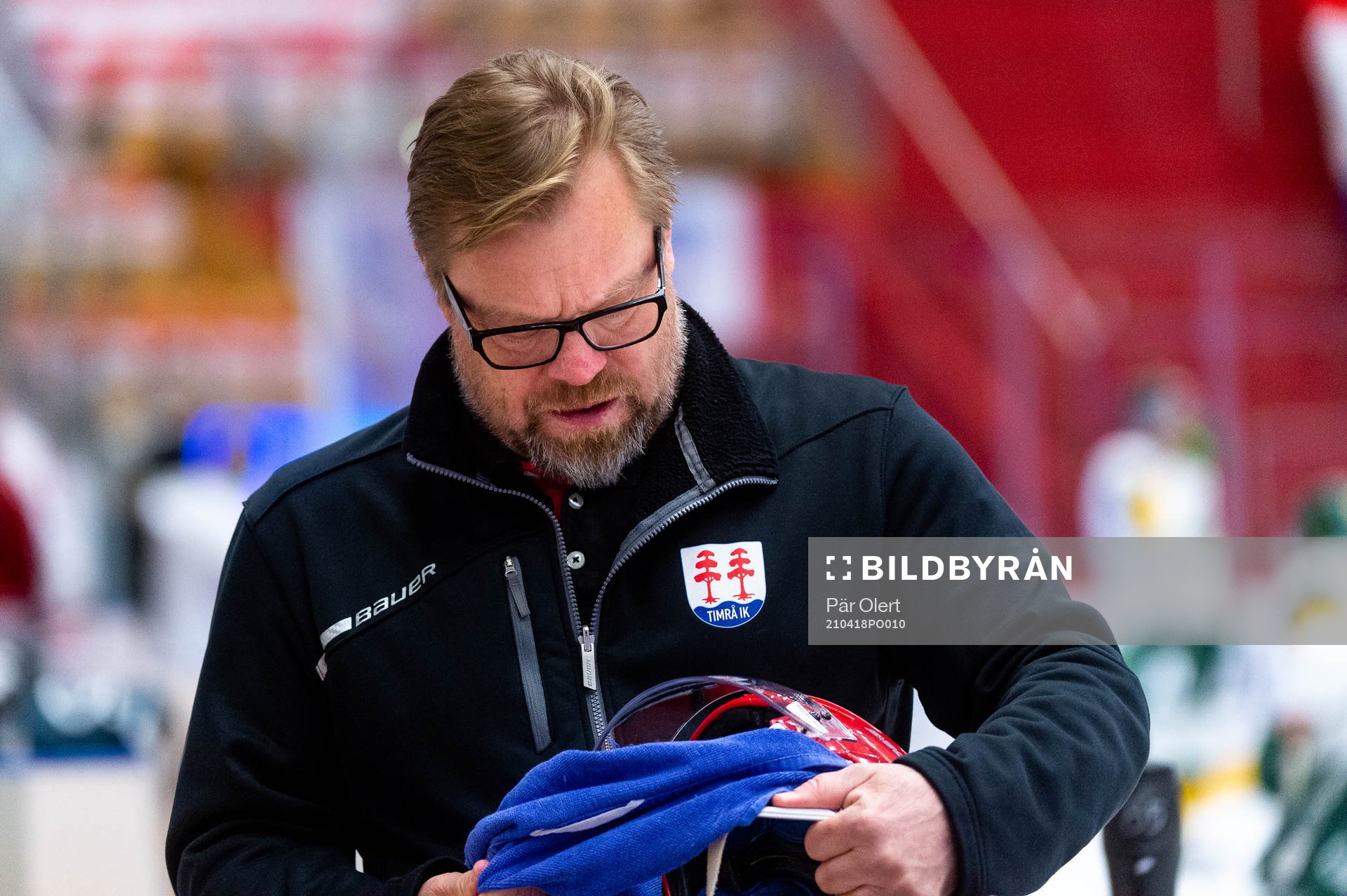 Timrås materialförvaltare Anders Huss