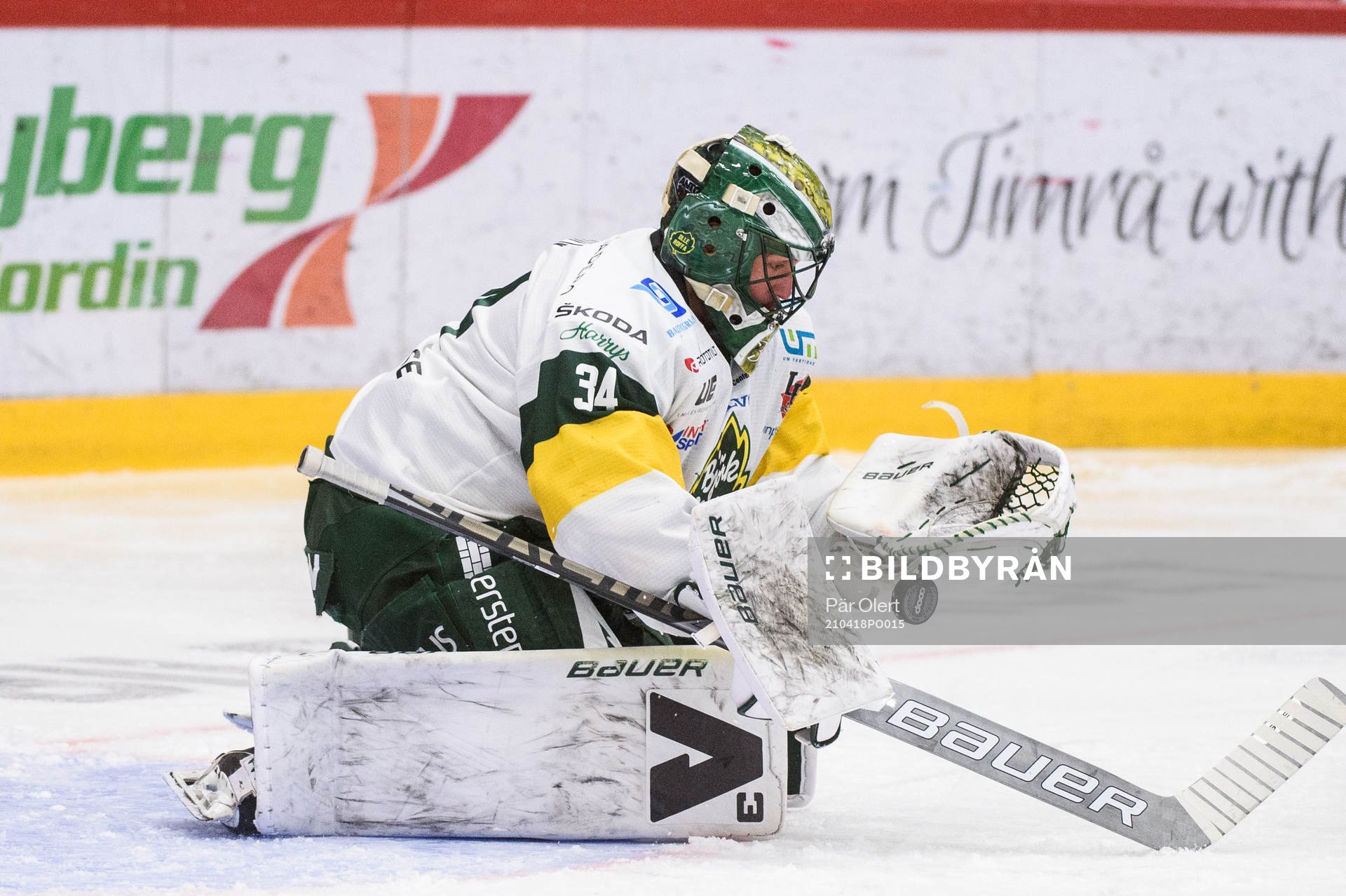 Björklövens målvakt Kevin Poulin