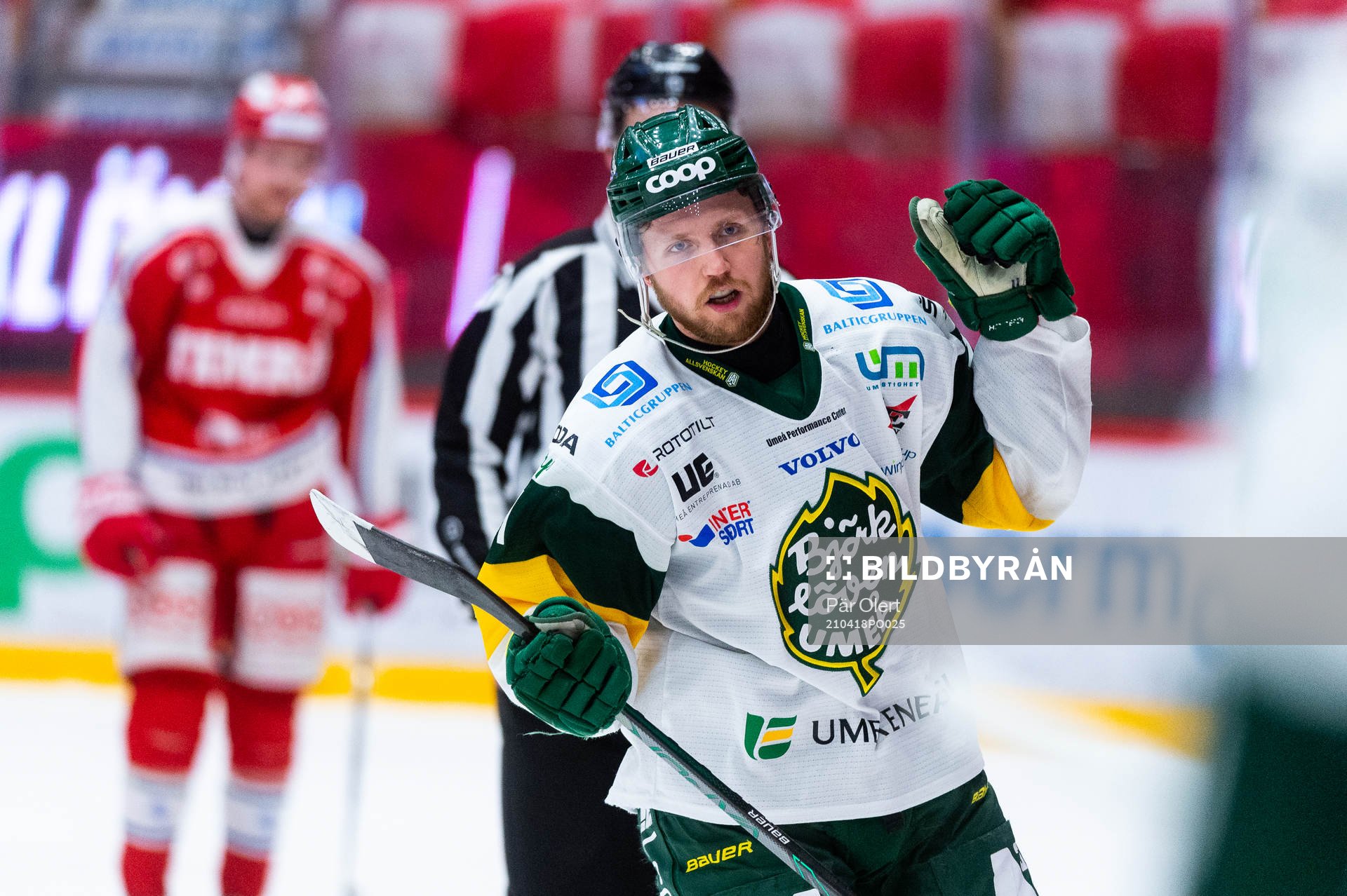 Björklövens William Eriksson jublar