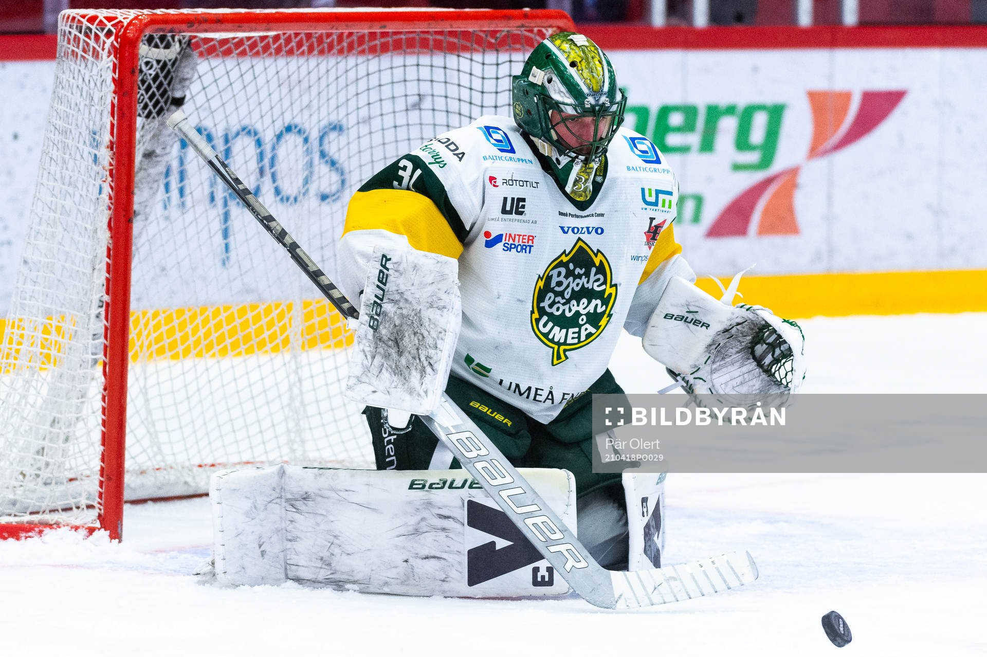 Björklövens målvakt Kevin Poulin