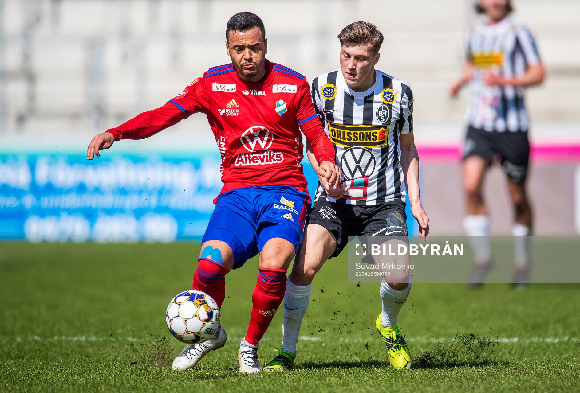 Östers Marc Rochester Sörensen och Landskronas Kevin
