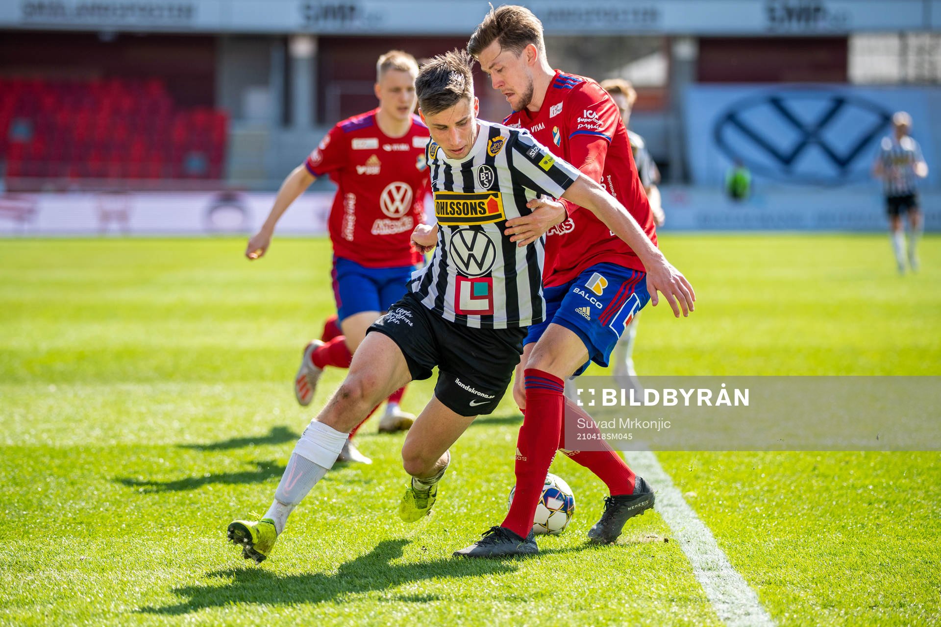 Landskronas Filip Olsson och Östers John Stenberg