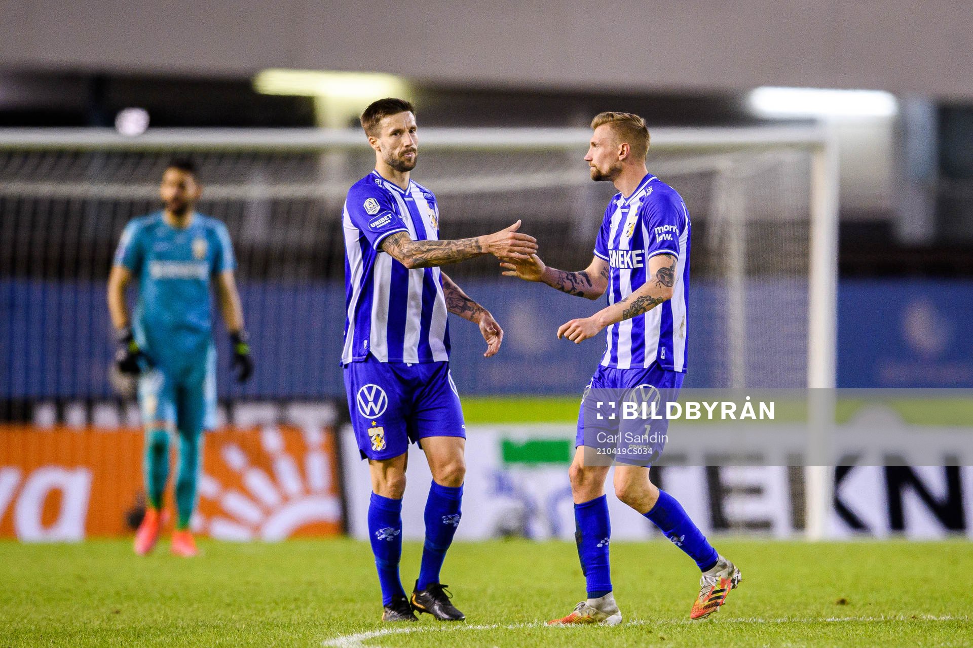 IFK Göteborgs Mattias Bjärsmyr och Sebastian Eriksson