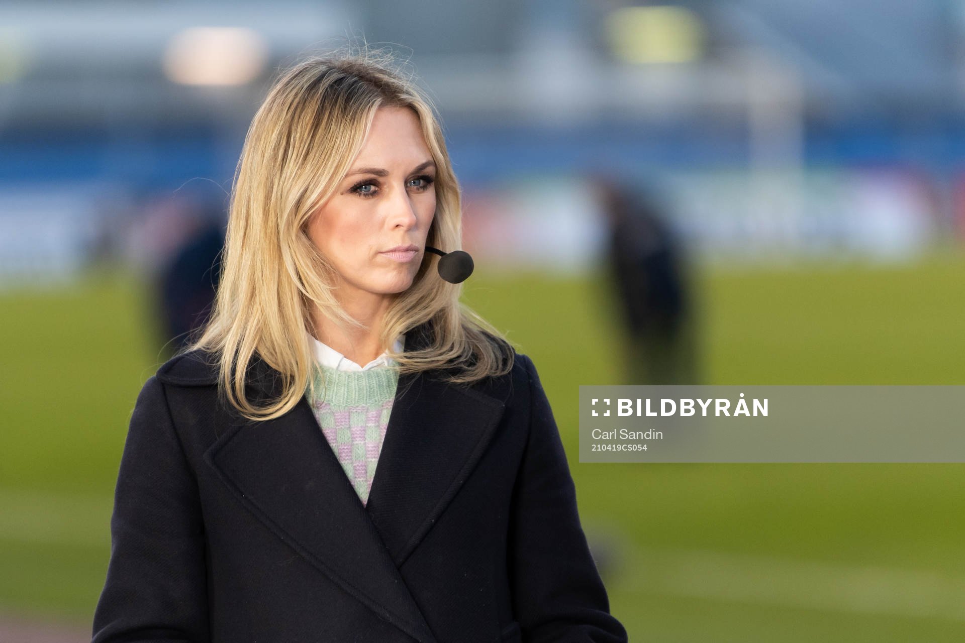 Karin Frick i Discovery+ studio