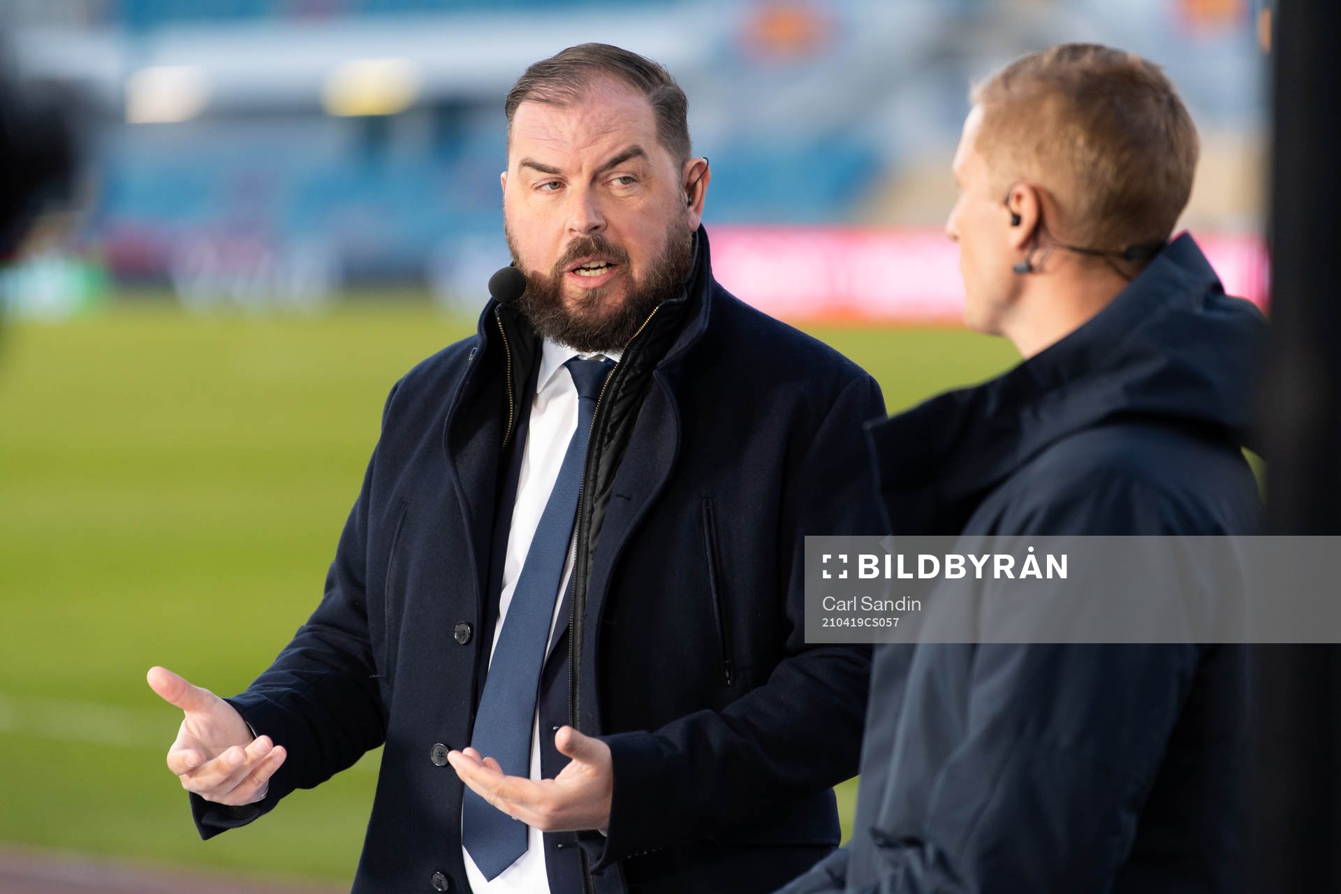 Alexander Axén i Discovery+ studio