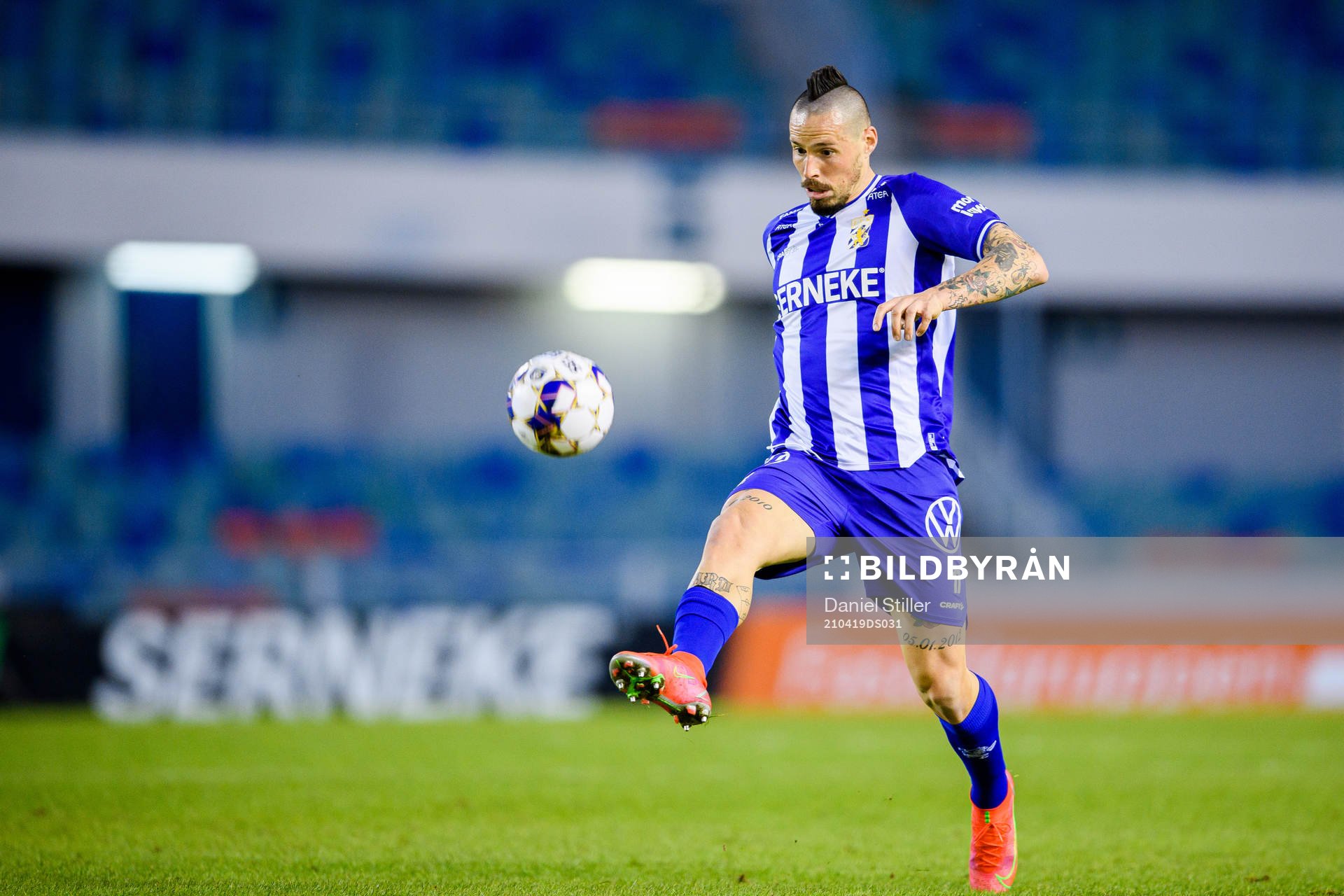 IFK Göteborgs Marek Hamsik under fotbollsmatchen i Allsvenskan mellan IFK Göteborg och AIK den 19 april 2021 i Göteborg. 