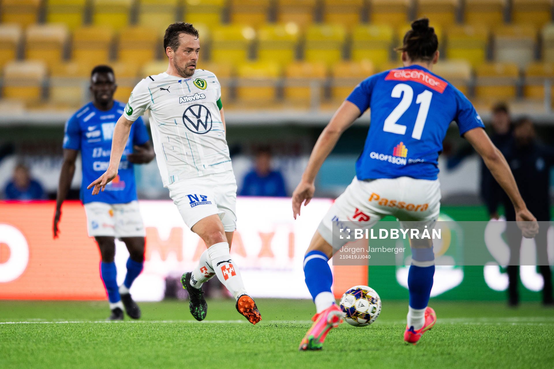 under fotbollsmatchen i Superettan mellan Norrby och