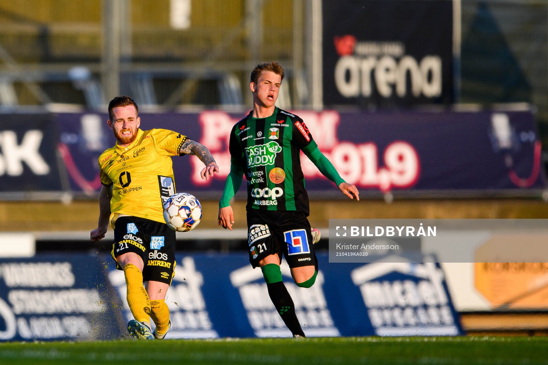 Elfsborgs Rasmus Alm och Varbergs Victor Karlsson