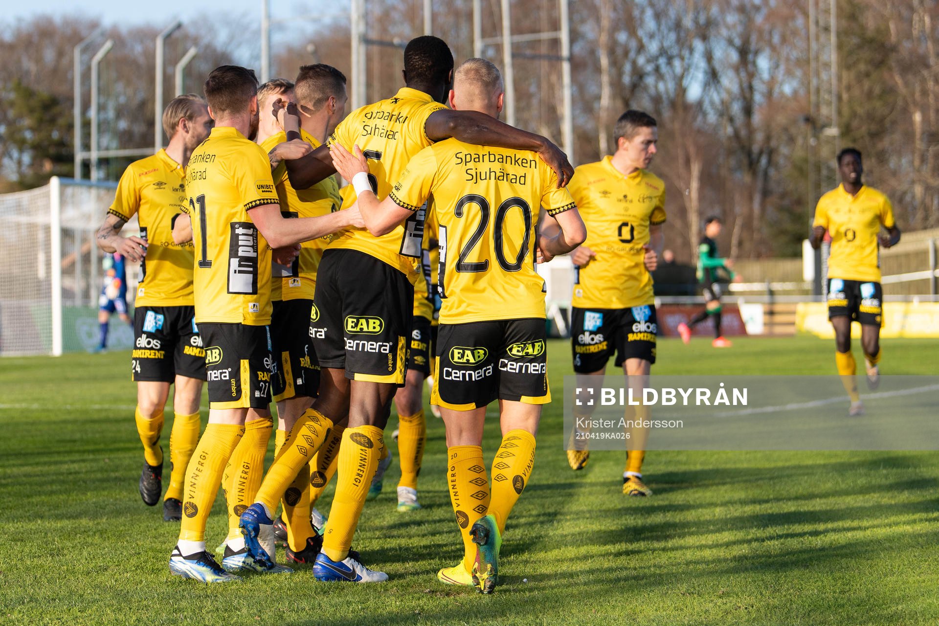Elfsborgs spelare jublar