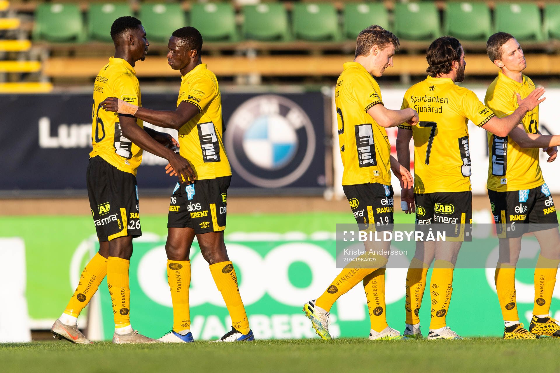 Elfsborgs spelare jublar