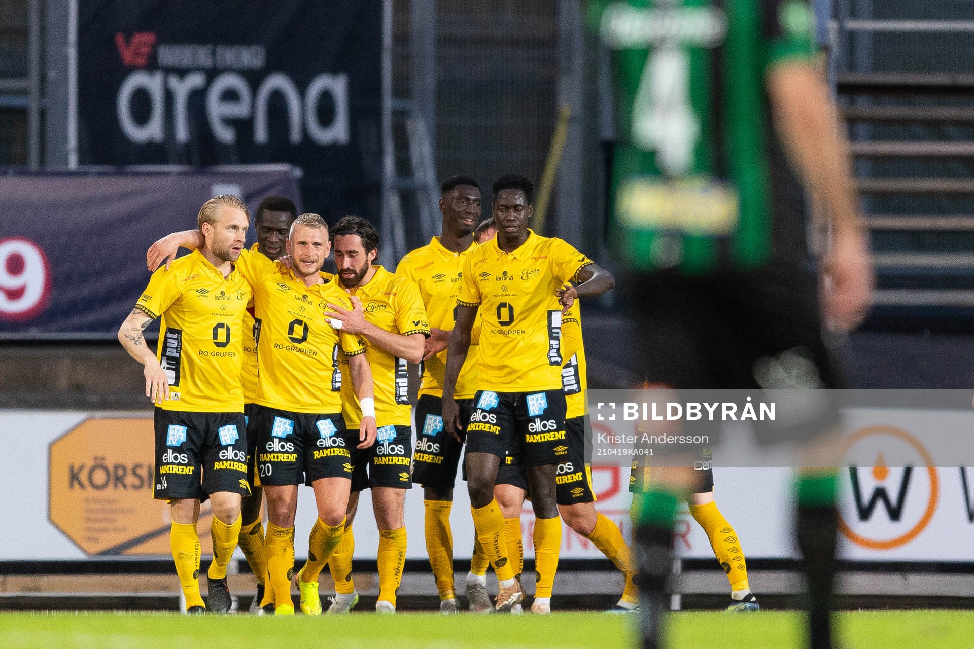 Elfsborgs spelare jublar