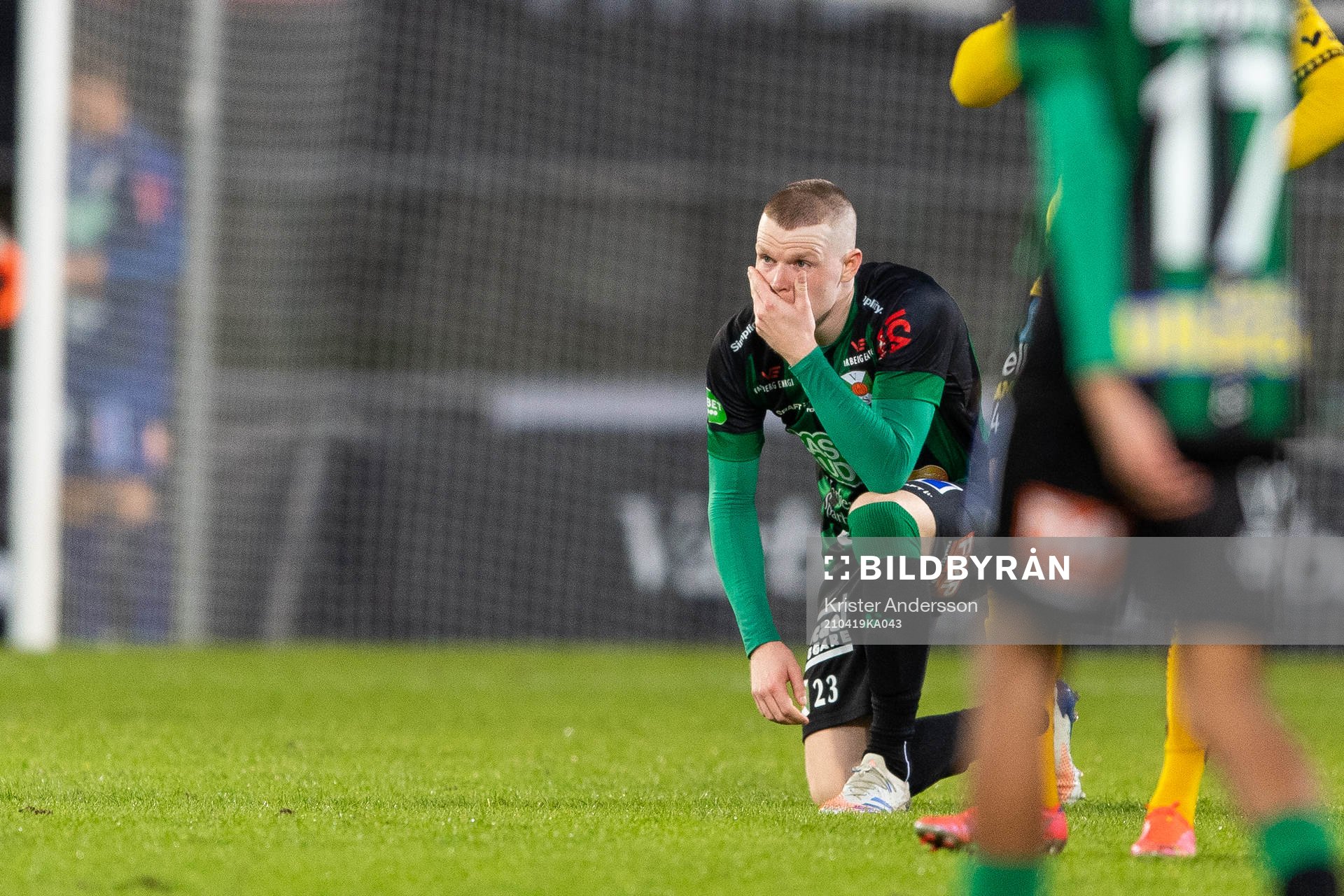 Varbergs Anton Liljenbäck deppar