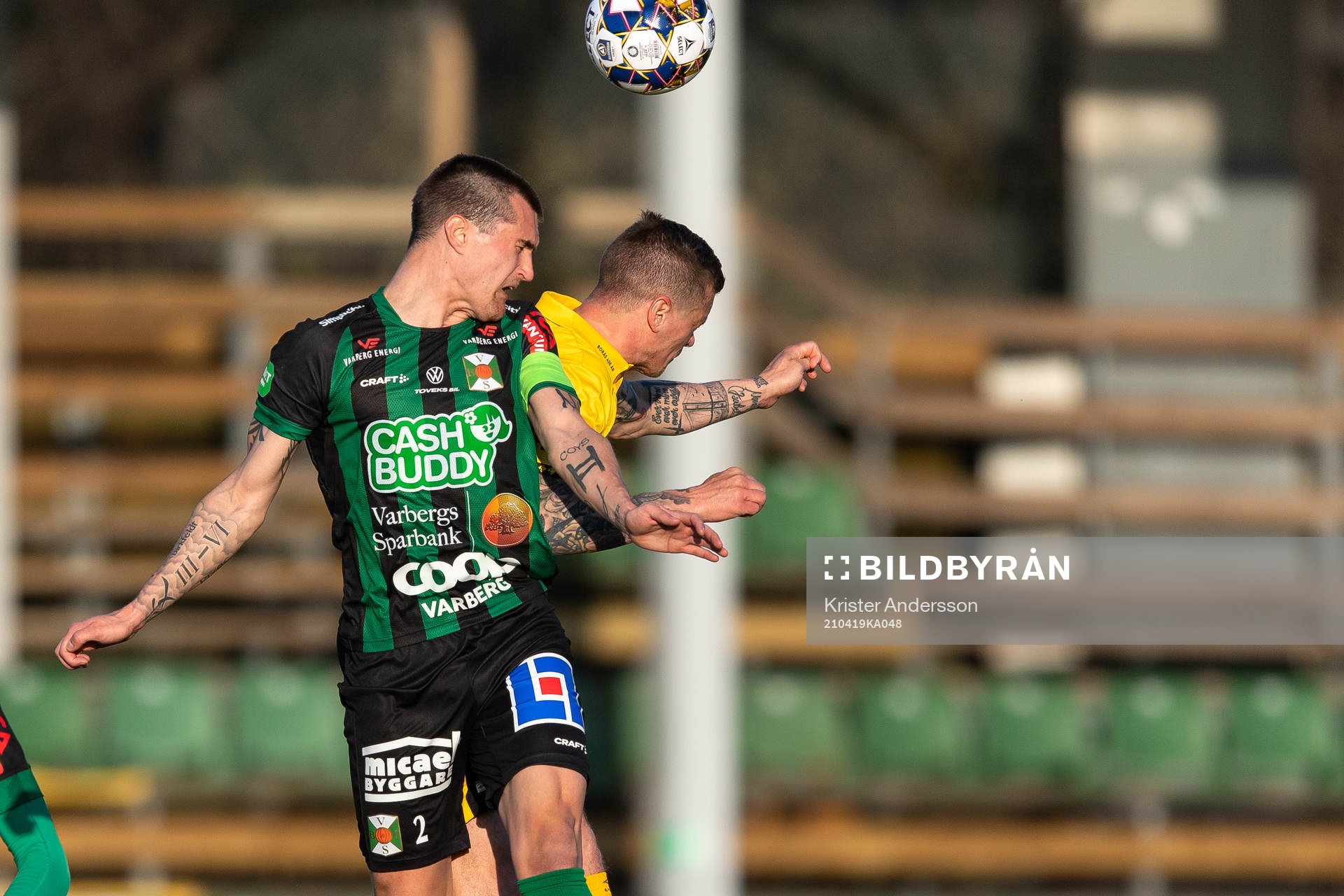 Varbergs Jakob Lindahl och Elfsborgs Samuel Holmén