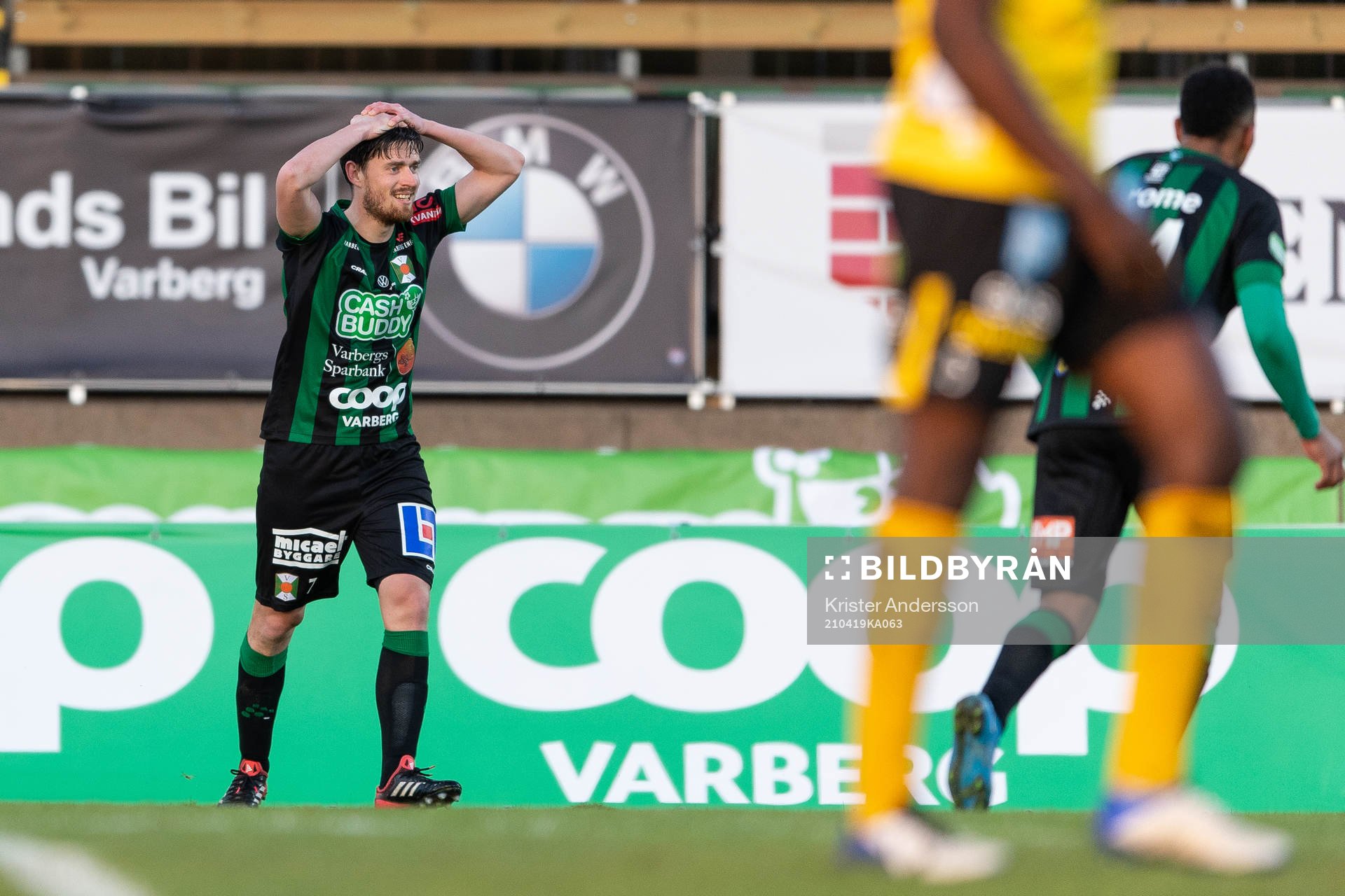 Varbergs Robin Tranberg deppar