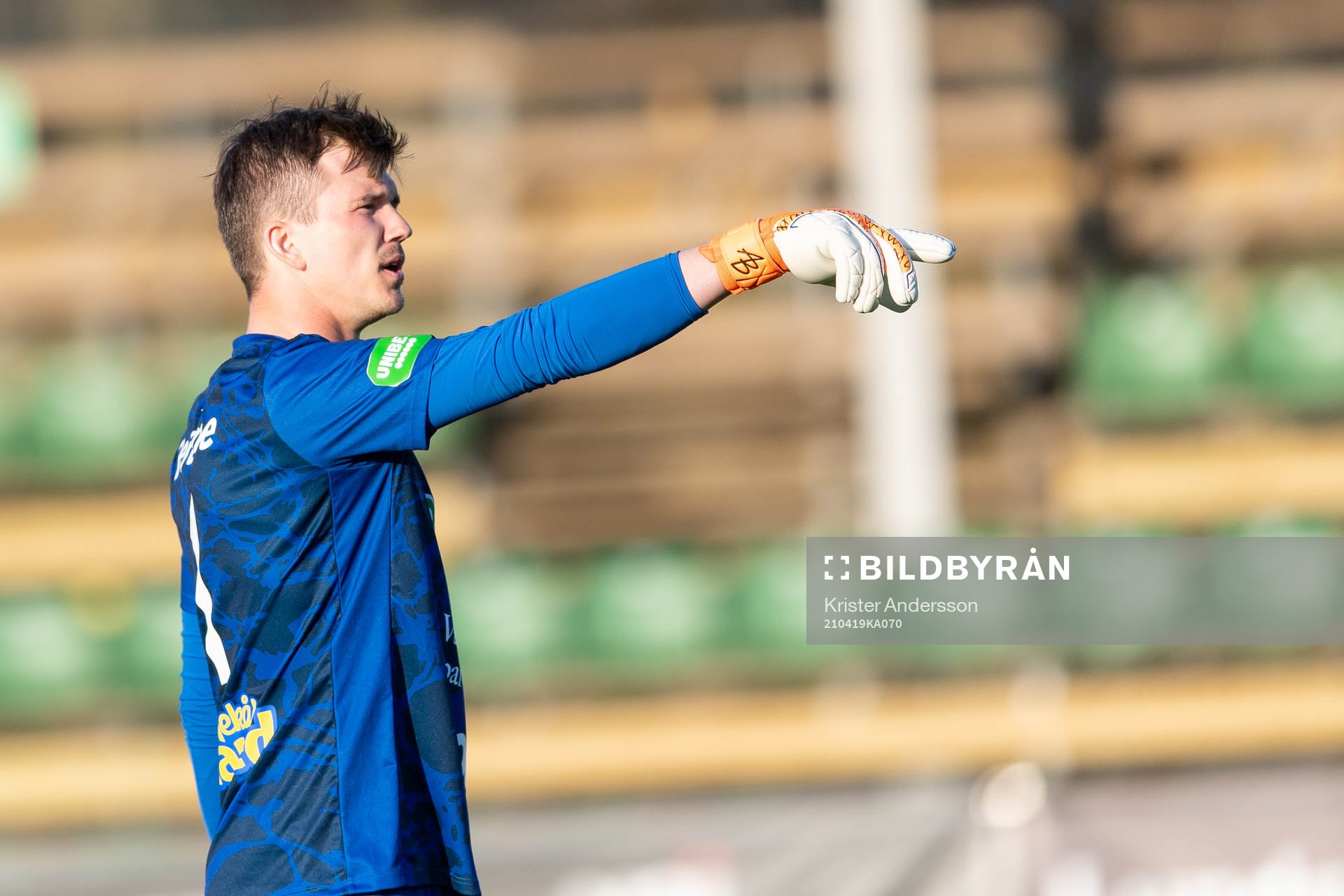 Varbergs målvakt August Strömberg