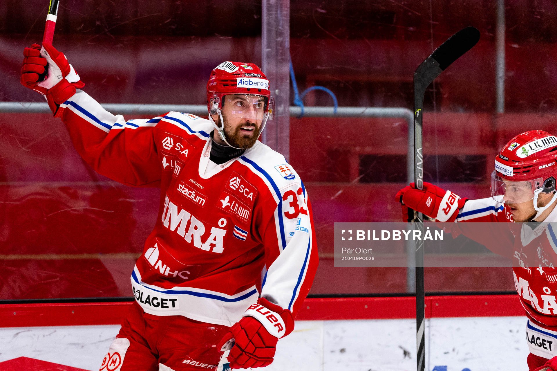 Timrås Albin Lundin jublar