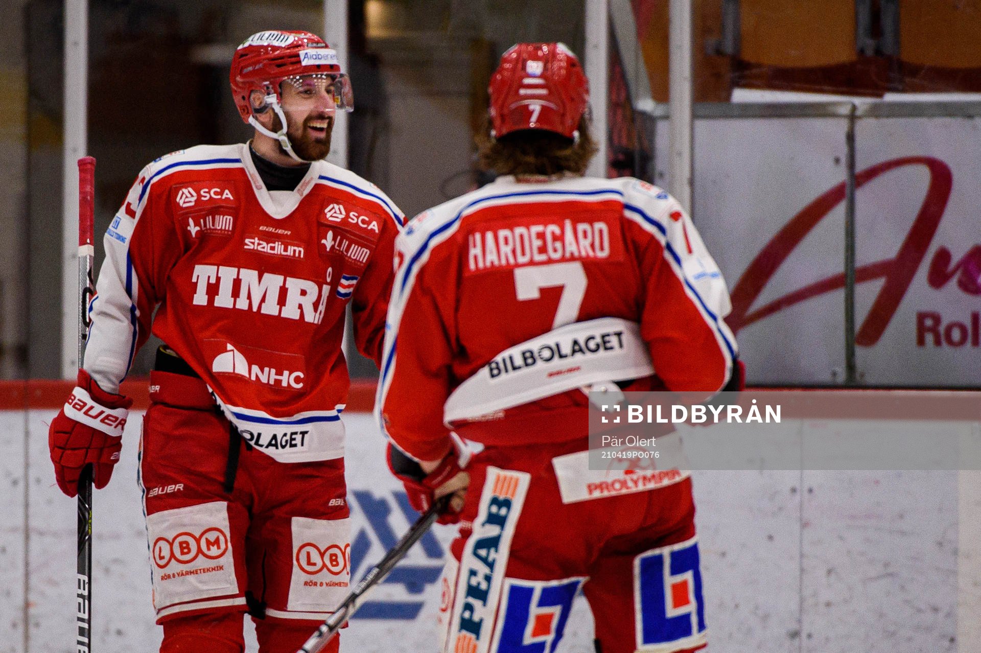 Timrås Albin Lundin jublar