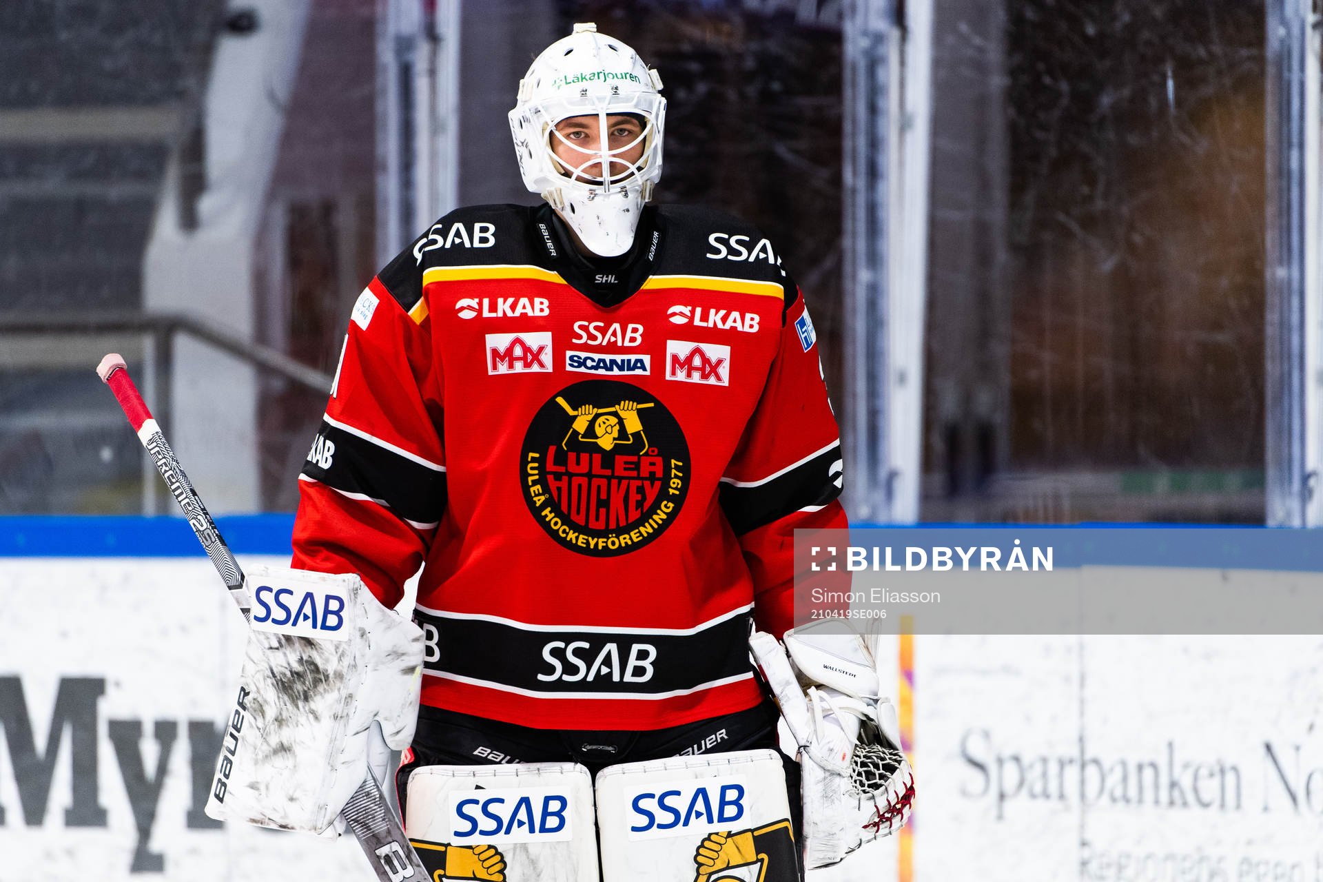 Luleås målvakt Sebastian Andersson