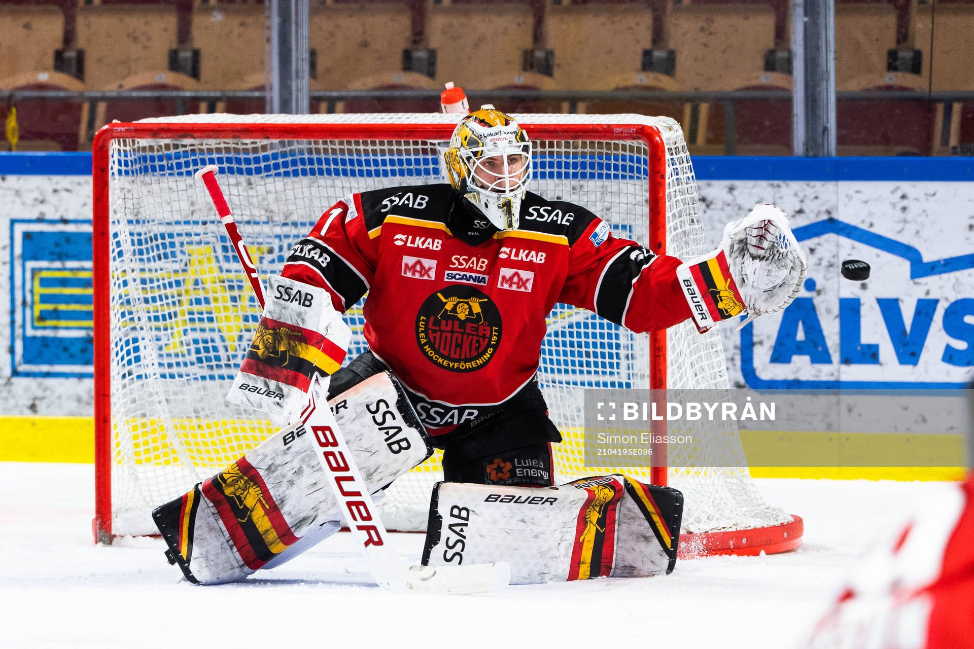 Luleås målvakt Jesper Wallstedt