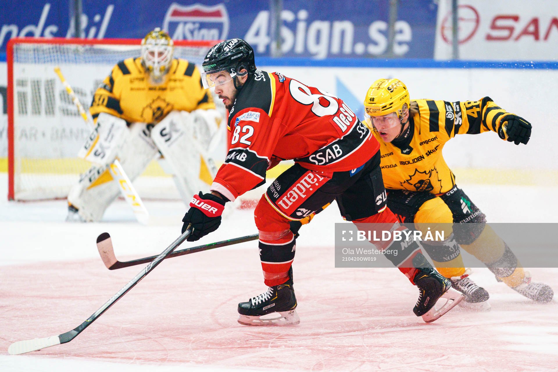 Luleås Chris Desousa och Skellefteås Jonatan Berggren