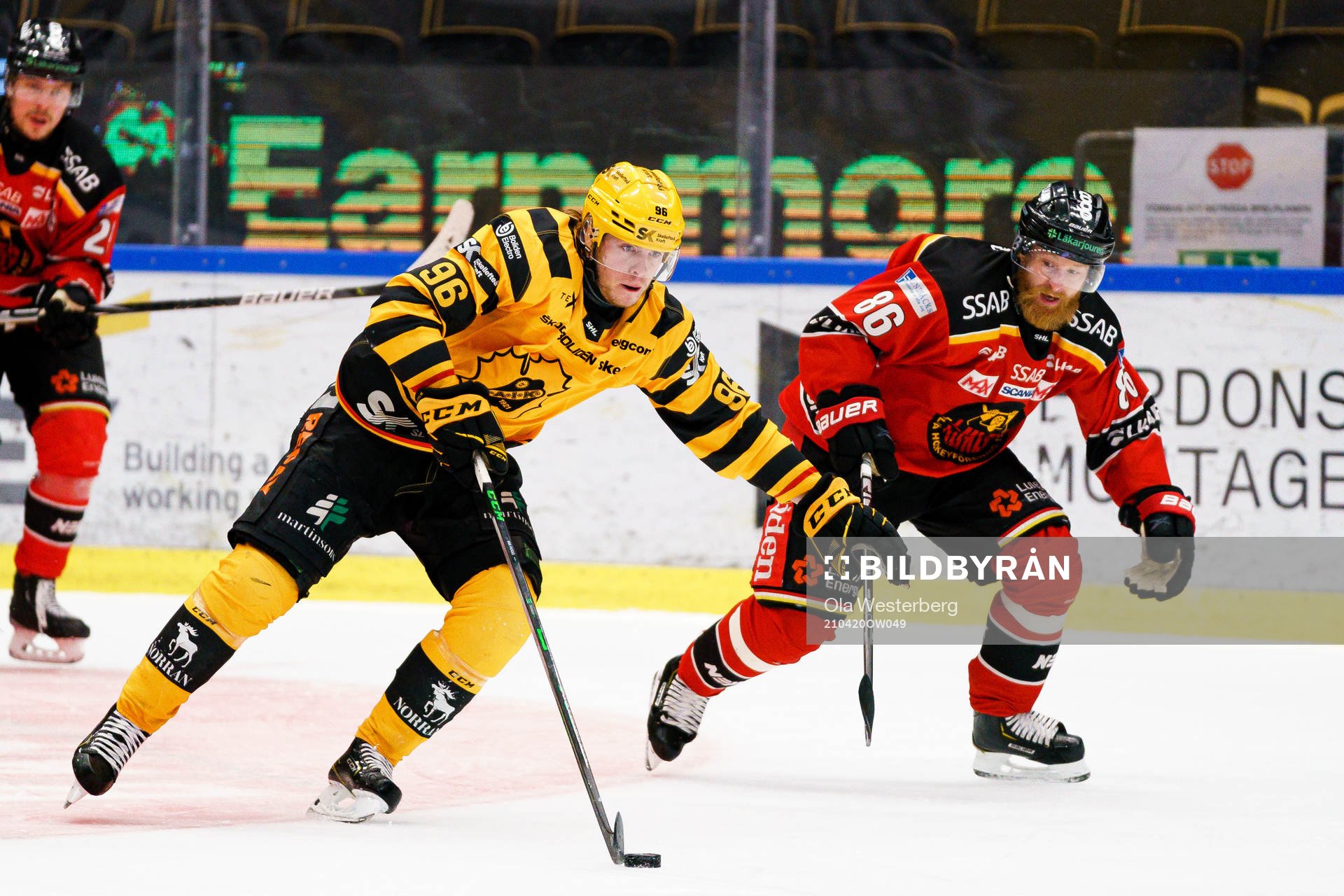 Skellefteås Rickard Hugg och Luleås Linus Klasen