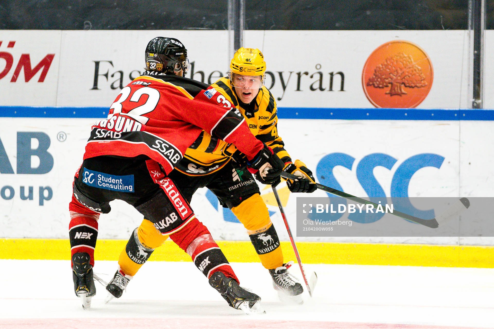 Luleås Oscar Engsund och Skellefteås Jonatan Berggren