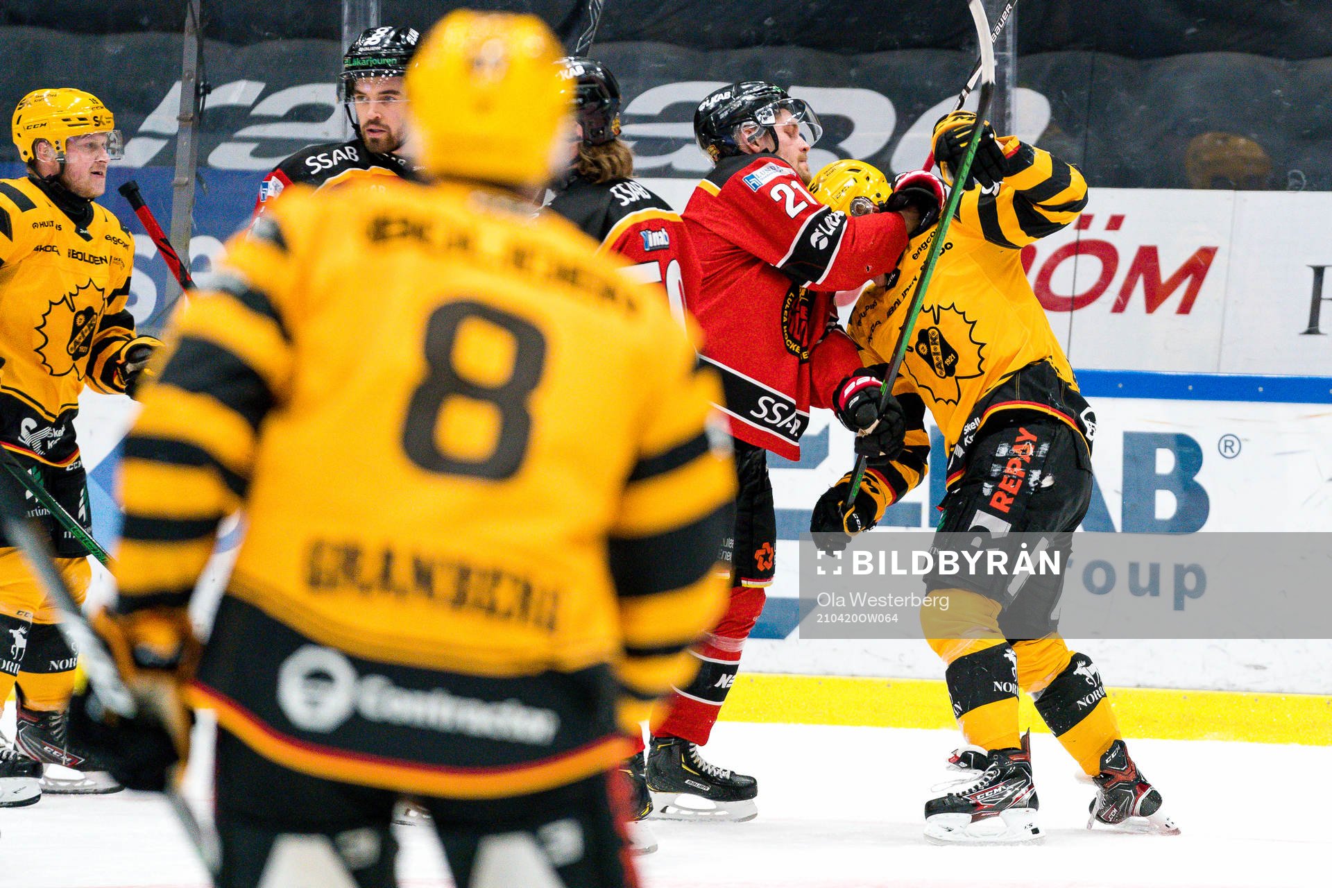 Luleås Juhani Tyrväinen och Skellefteås Jonatan Berggren