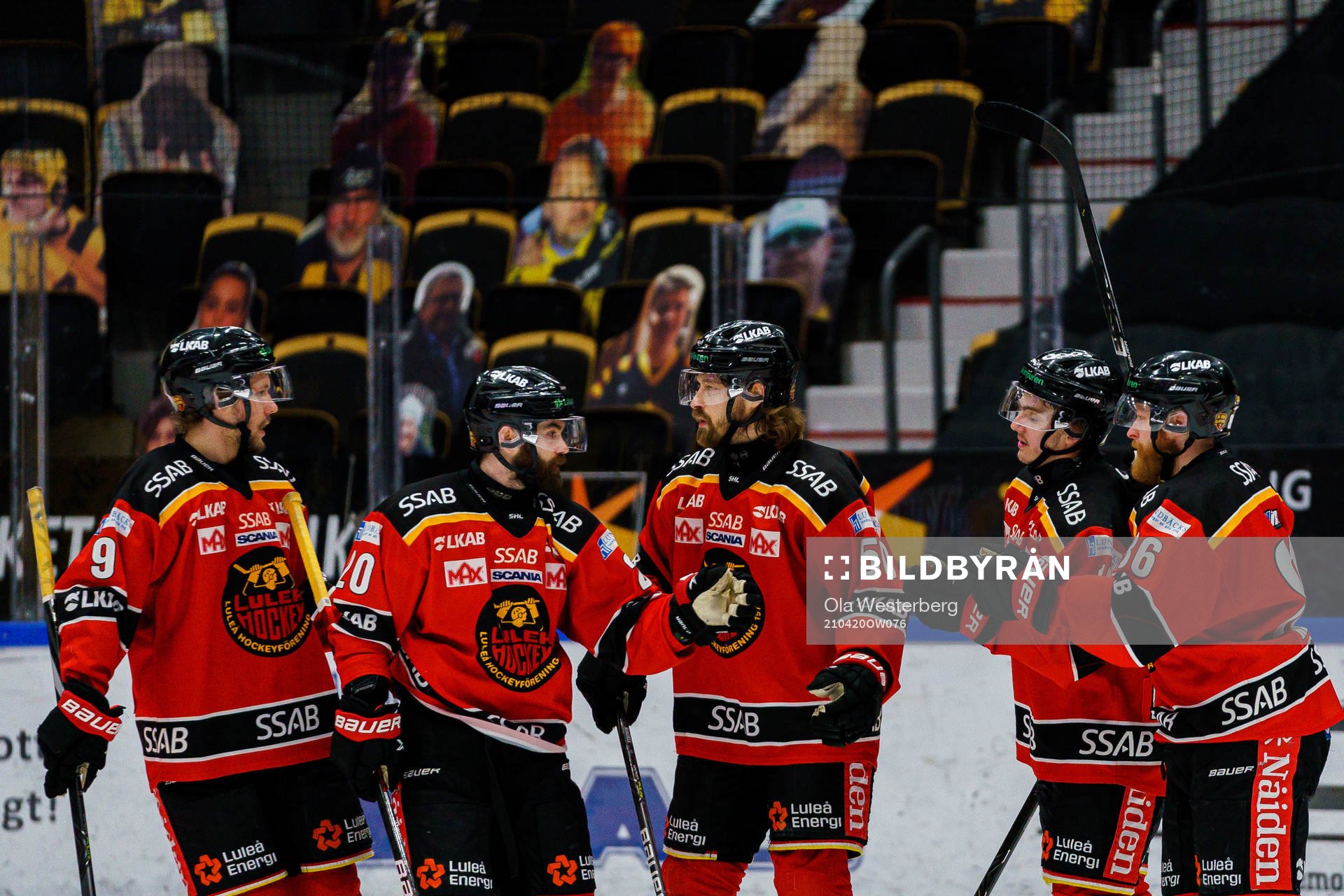 Luleås Victor Berglund , Jack Connolly, Daniel Sondell ,