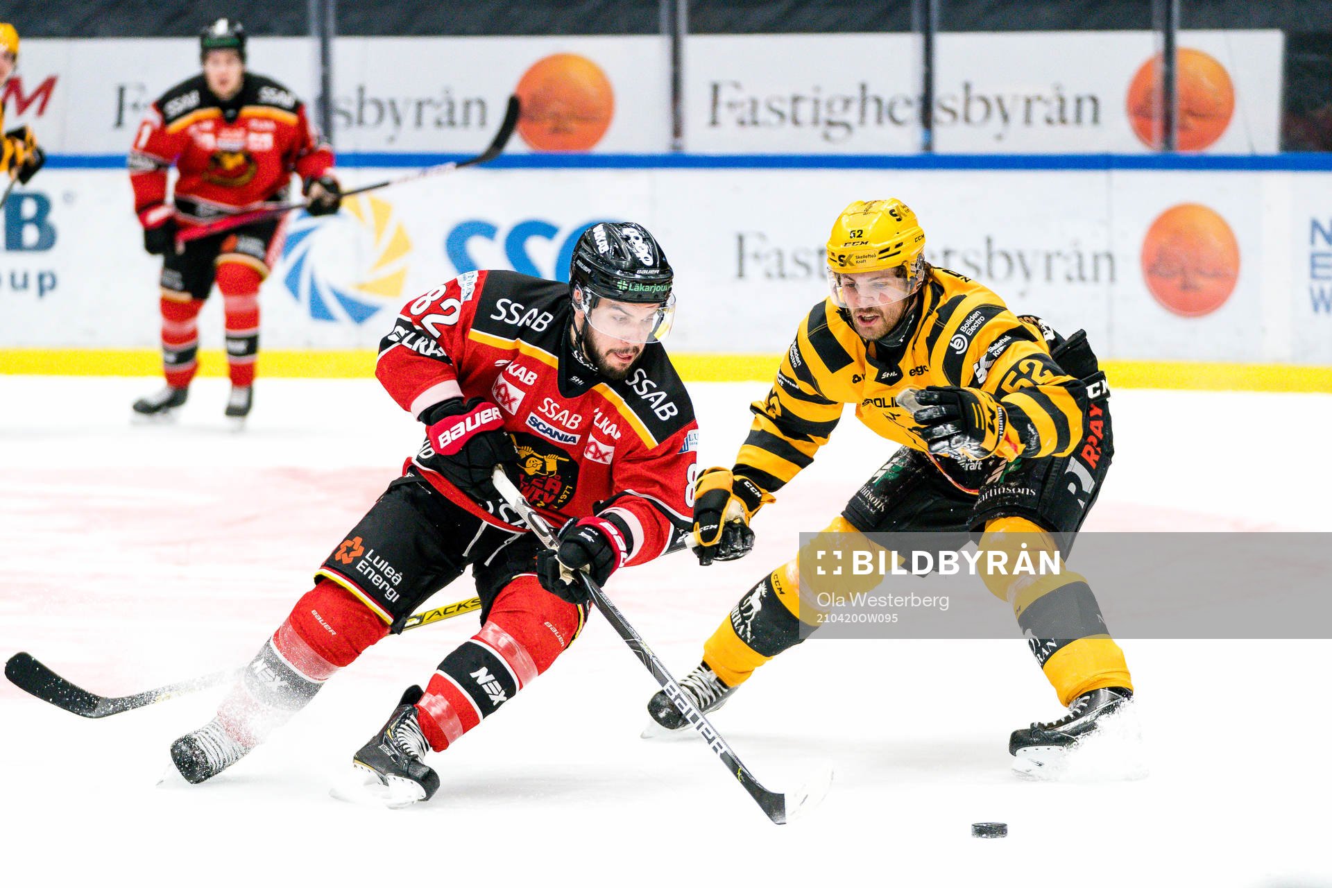 Luleås Chris Desousa och Skellefteås Arvid Lundberg