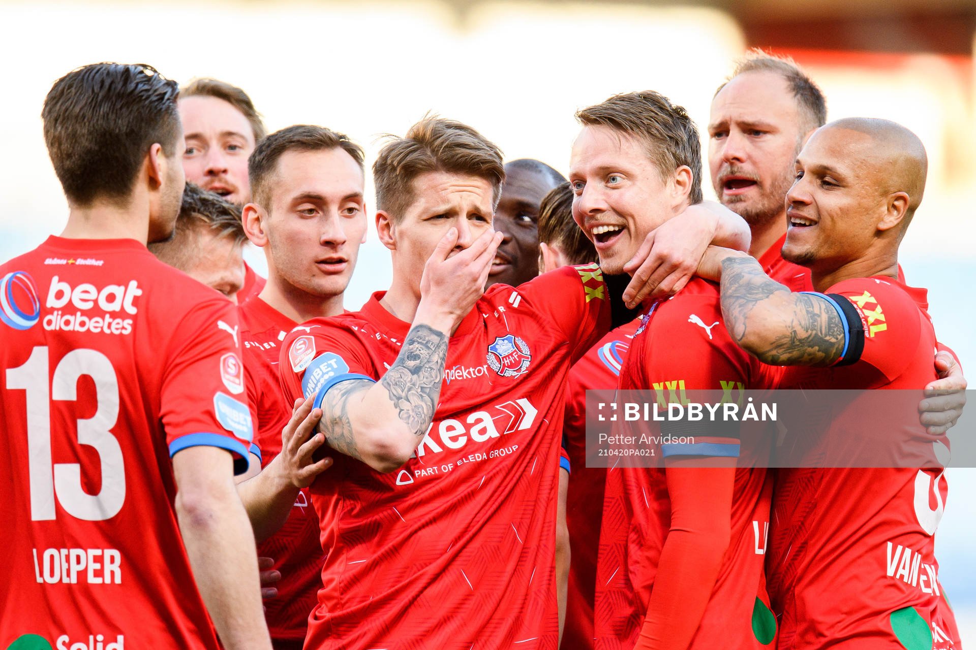 Helsingborgs Viktor Lundberg jublar