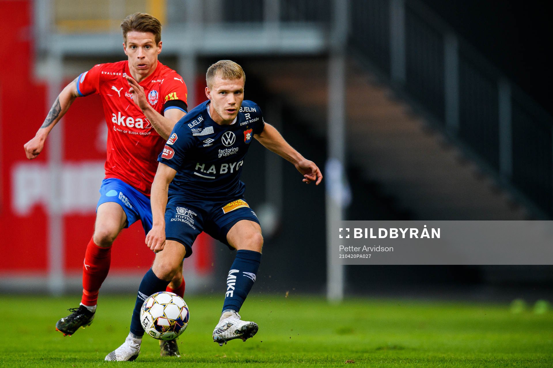 Helsingborgs Bödvar Bödvarsson och Örgrytes Hampus
