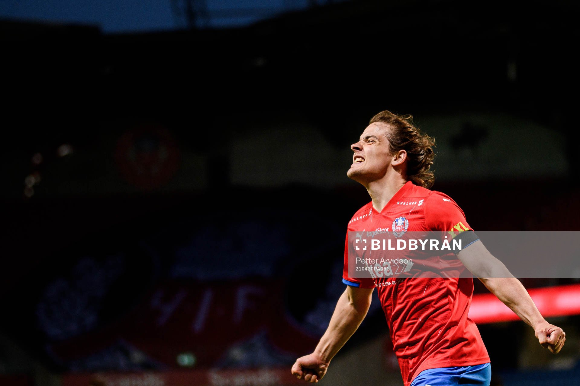 Helsingborgs Brandur Hendriksson Olsen jublar