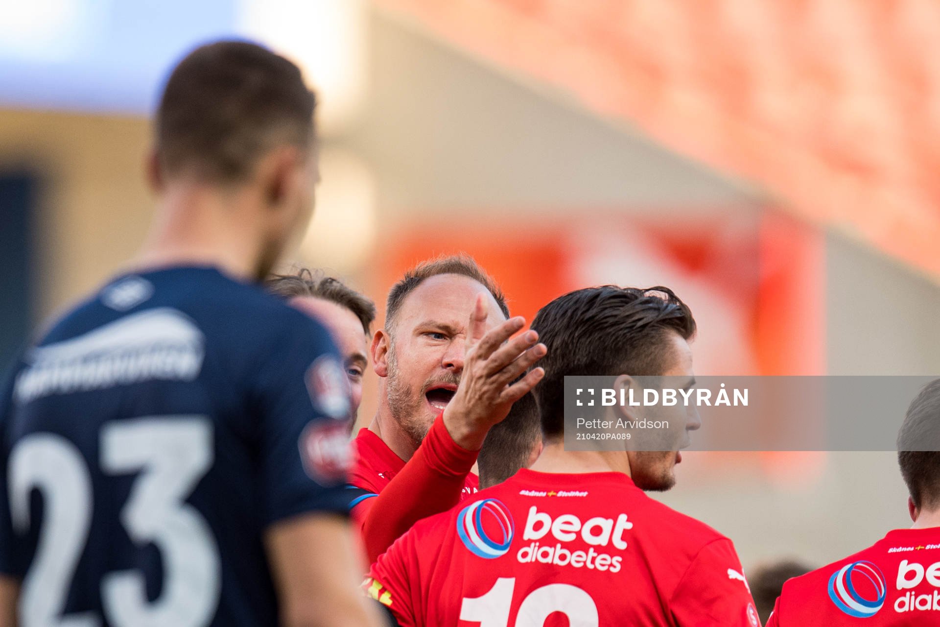 Helsingborgs Andreas Granqvist jublar med Wilhelm Loeper