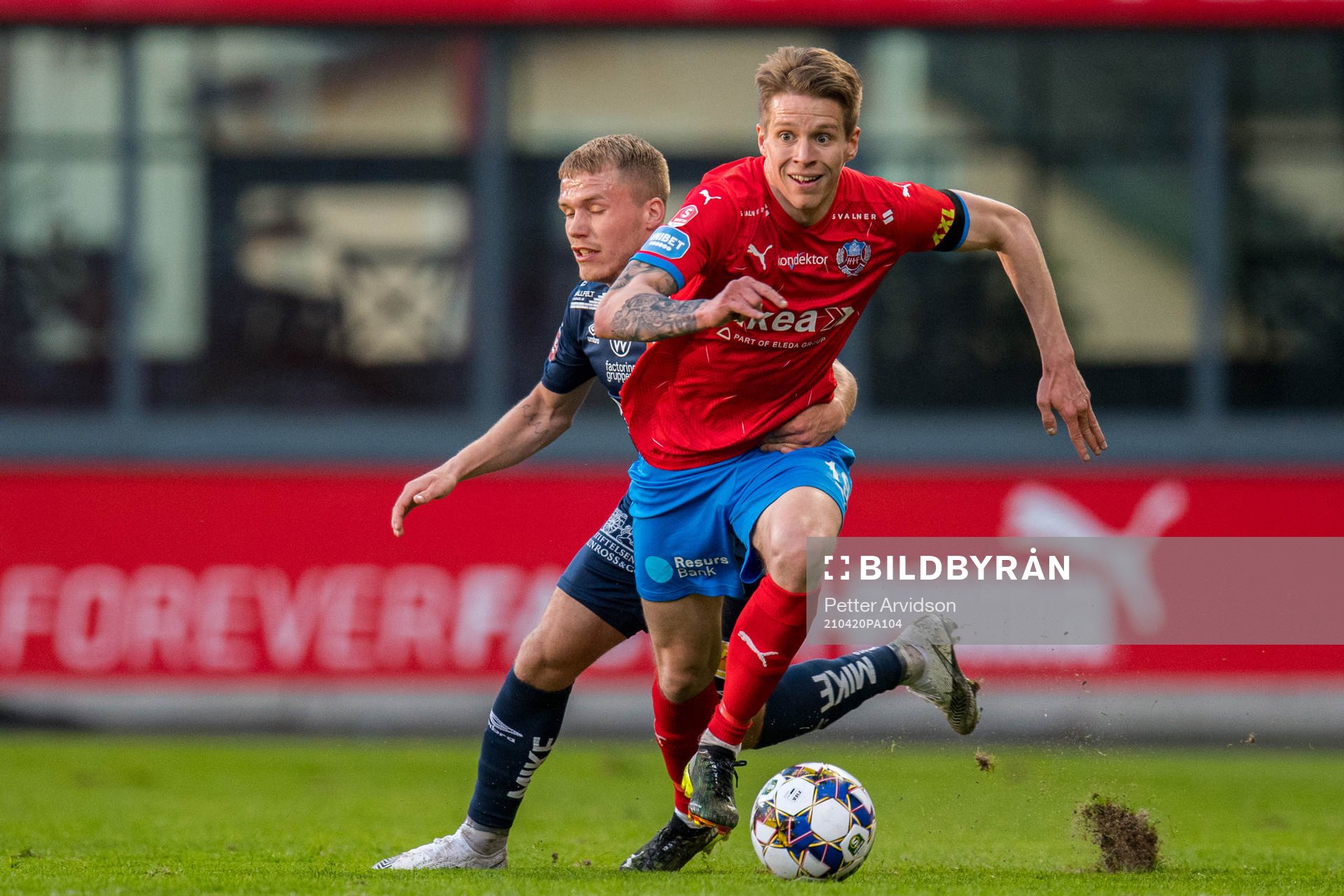 Helsingborgs Bödvar Bödvarsson och Örgrytes Hampus